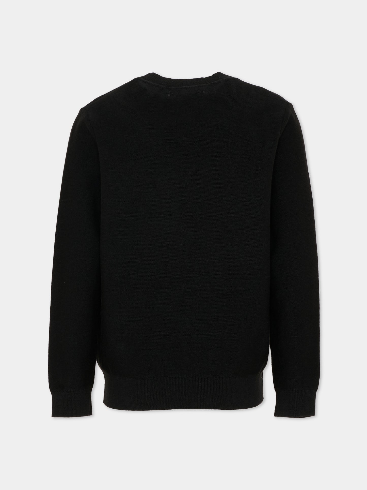 Maglione nero per bambino con logo,Calvin Klein Kids,IB0IB02641 BEH