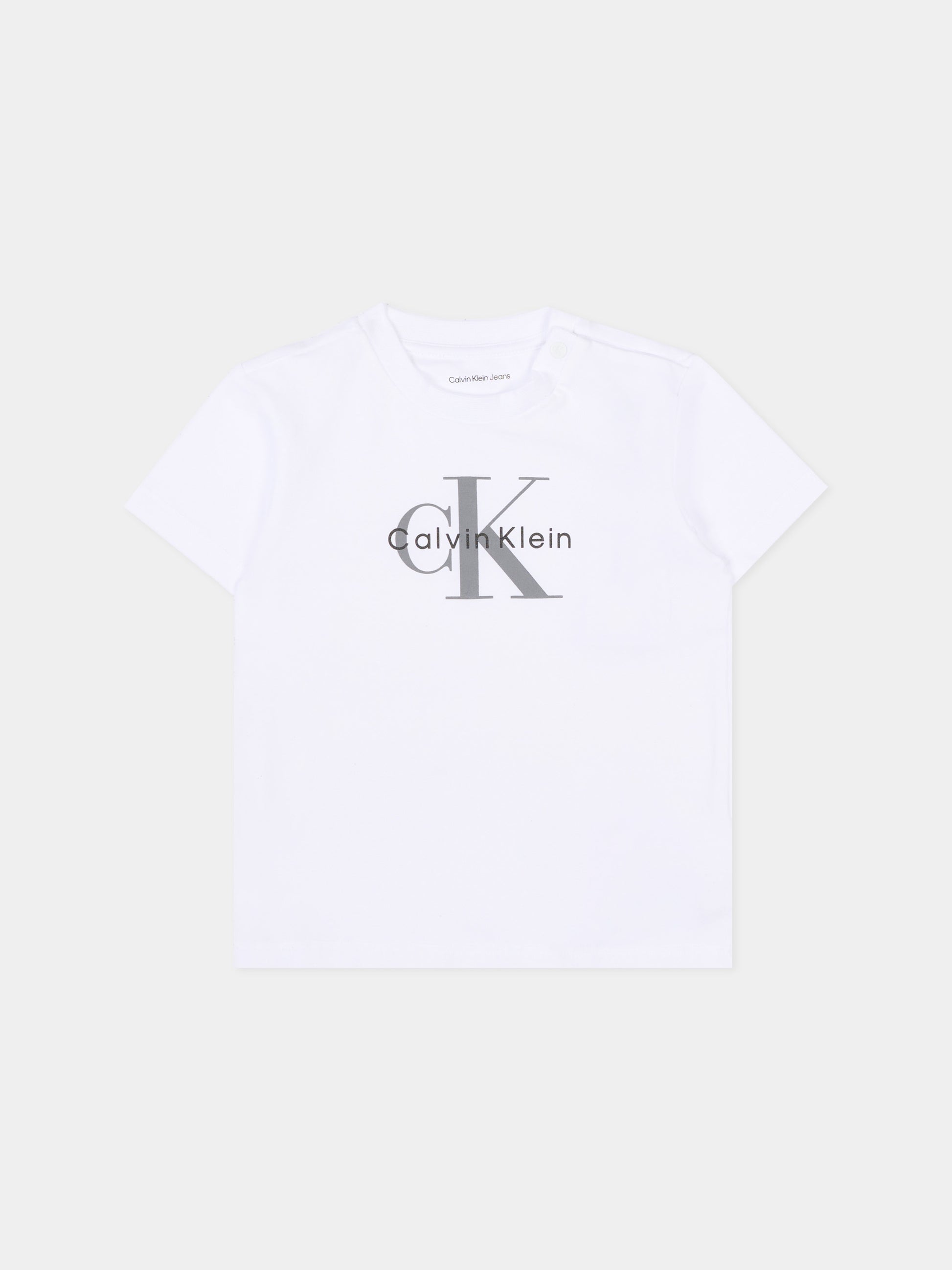 Completo sportivo nero per neonati con logo,Calvin Klein Kids,IN0IN00336 BEH