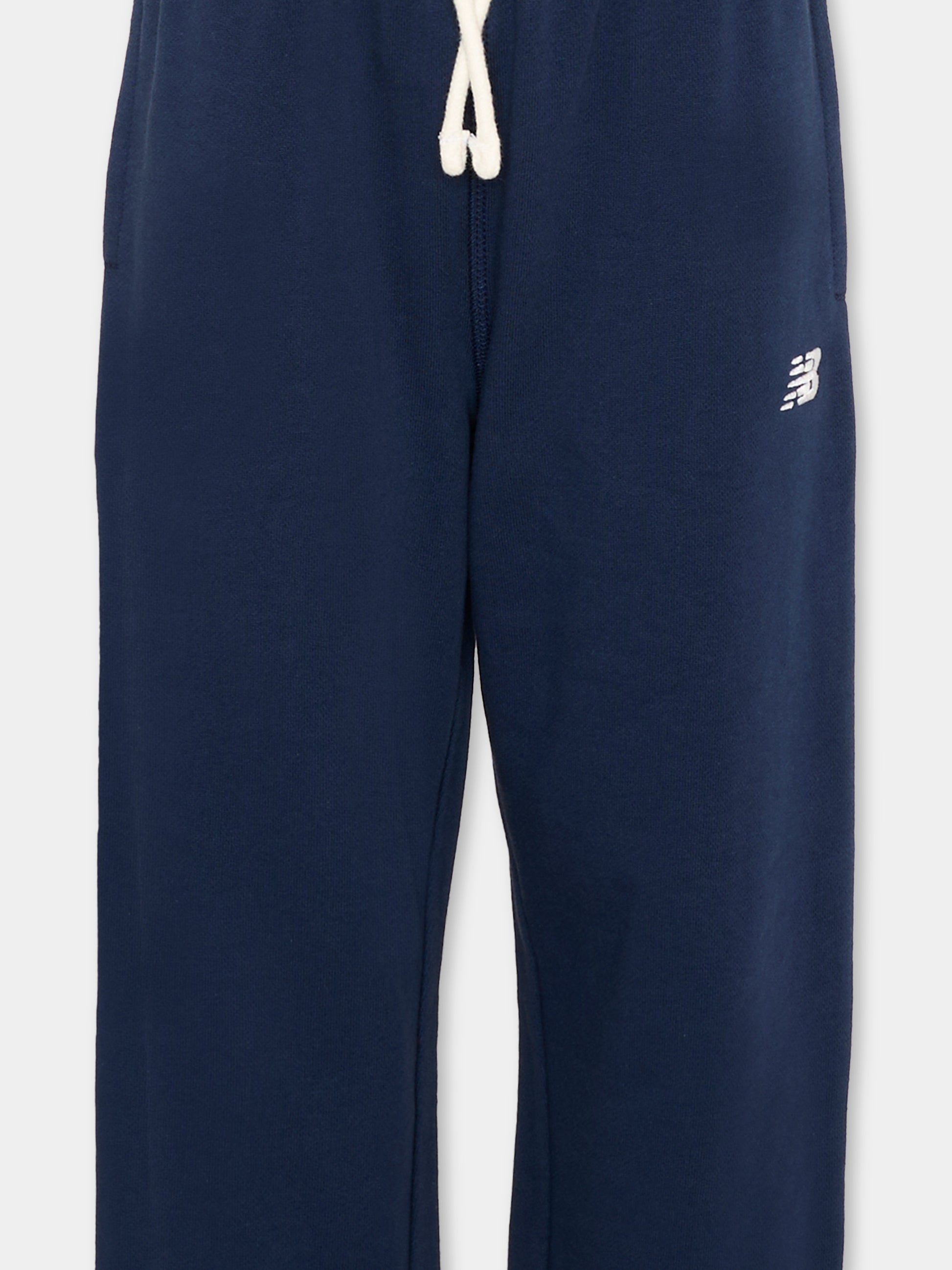 Pantaloni sportivi blu per bambini con logo,New Balance,LAKB0060 NNY