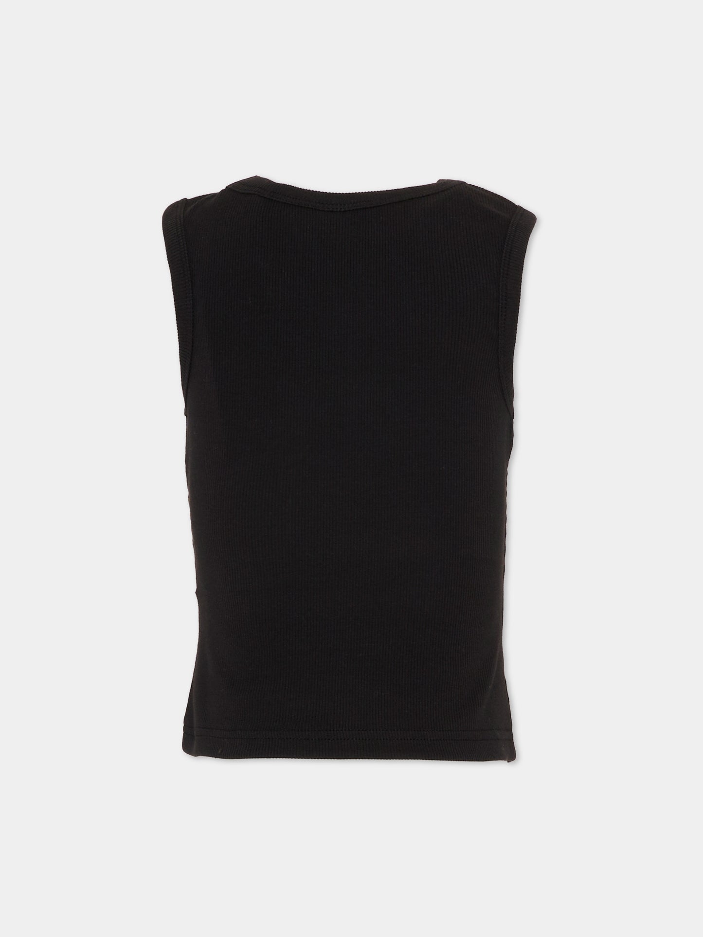 Canotta nera per bambini con logo,New Balance,YT61L5FG BK