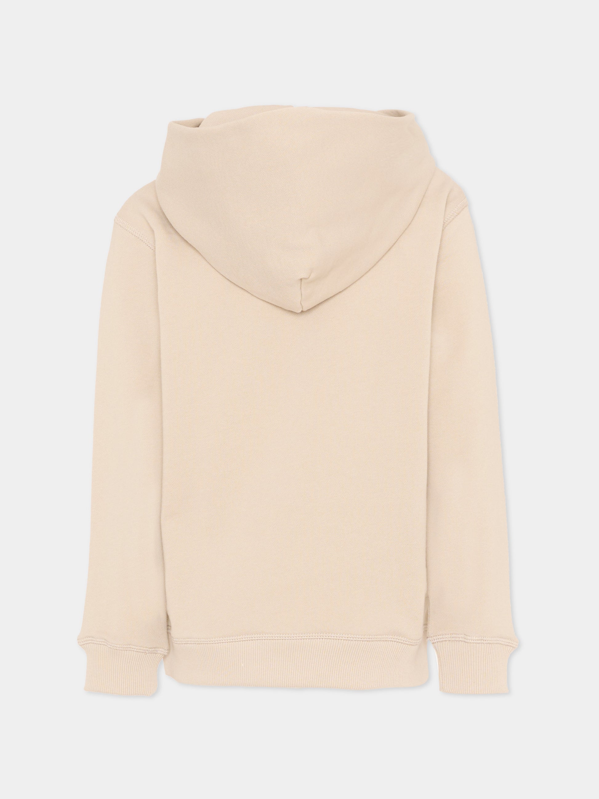 Felpa beige per bambini con logo,New Balance,YT61T03A TWF