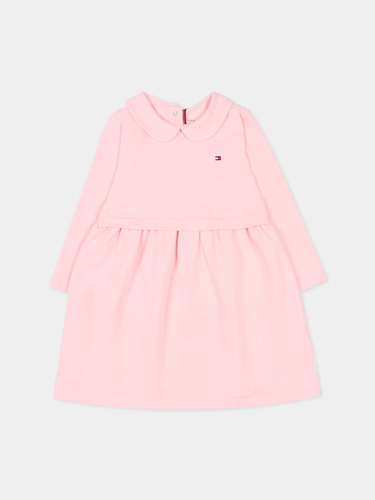 Vestito rosa per neonata,Tommy Hilfiger Junior,KN0KN01972 TG7