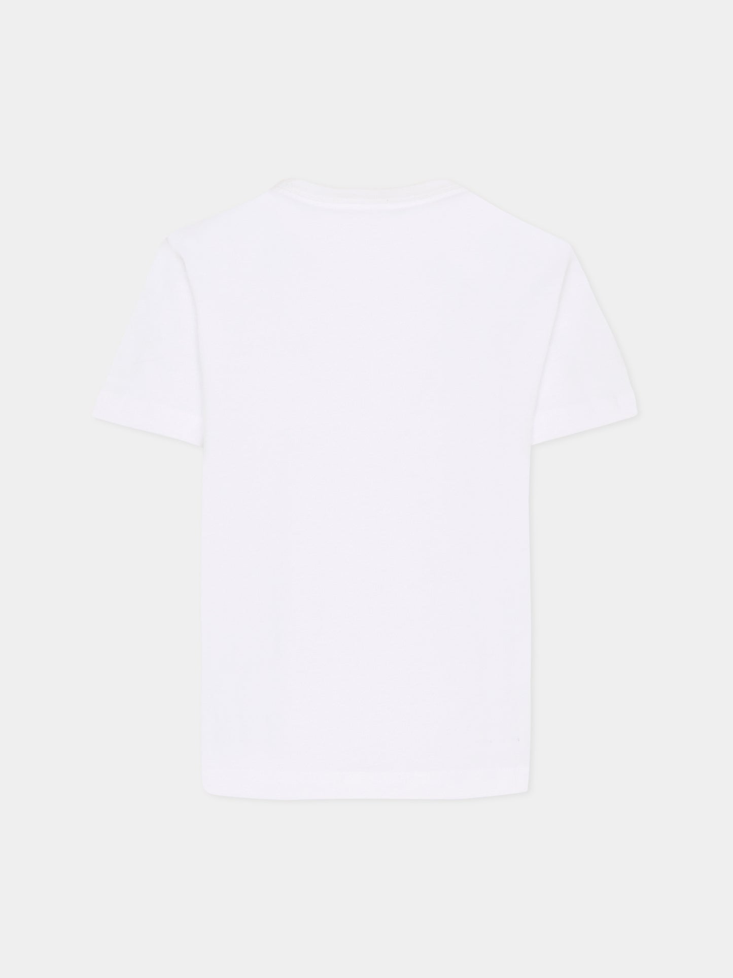 T-shirt bianca per bambino con Polo Bear,Ralph Lauren Kids,P00508001