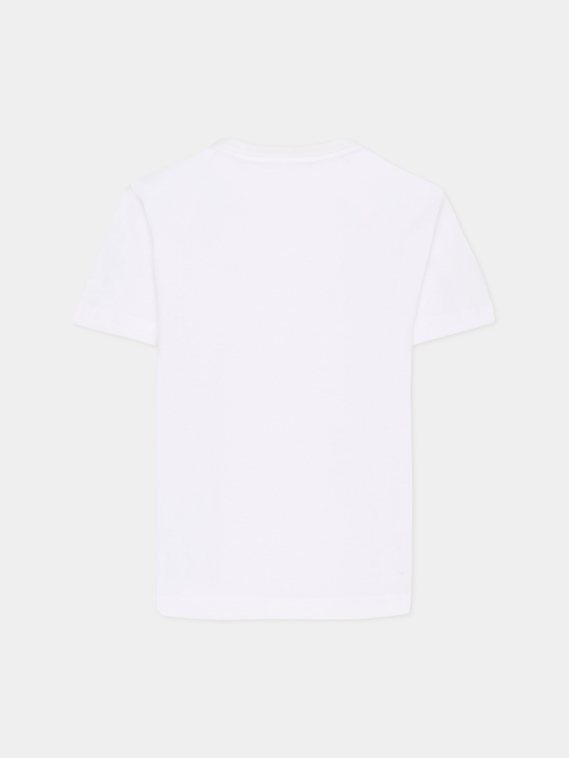 T-shirt bianca per bambino con Polo Bear,Ralph Lauren Kids,P00508001