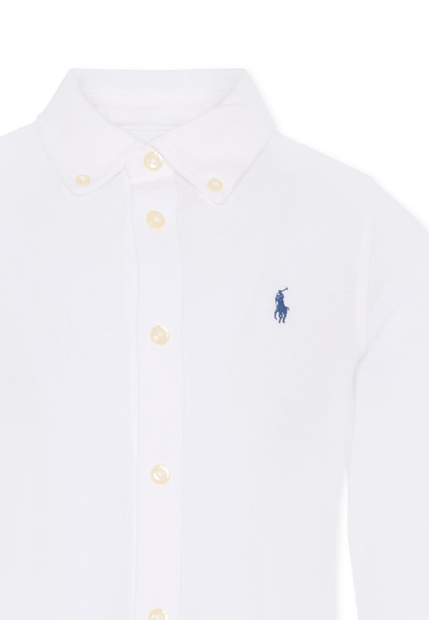 Camicia bianca per bambino con cavallino,Ralph Lauren Kids,914506002