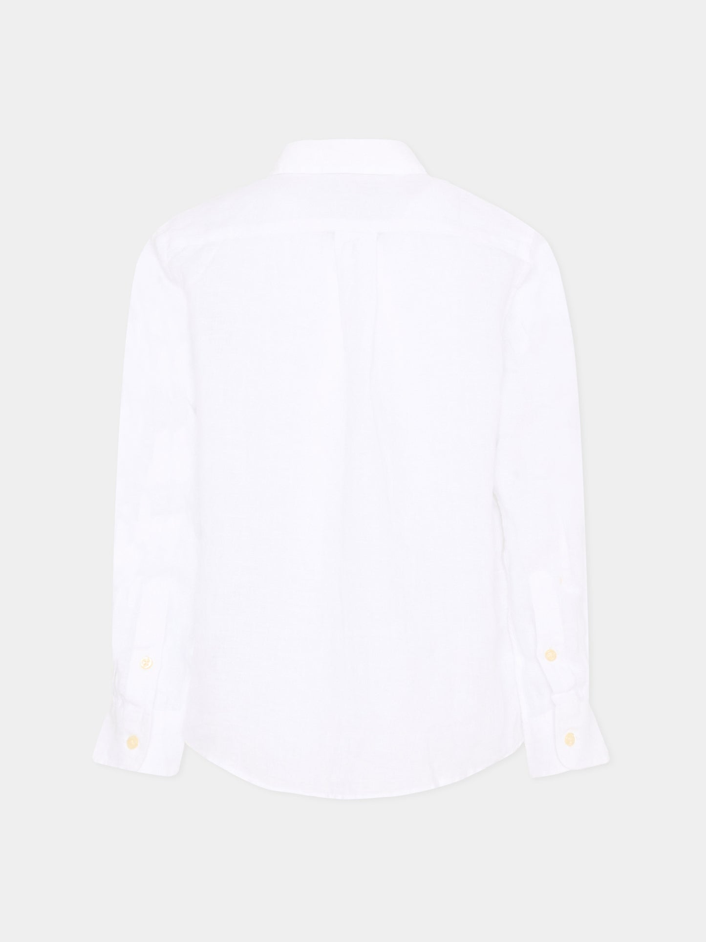 Camicia bianca per bambino con Polo Pony,Ralph Lauren Kids,967600003