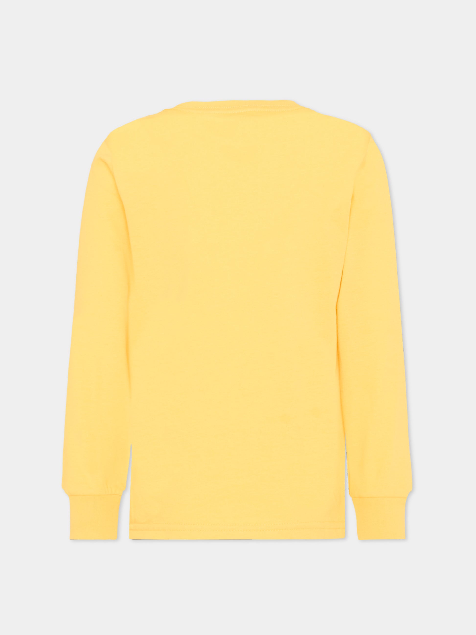 T-shirt gialla per bambino con Polo Bear,Ralph Lauren Kids,A96609001