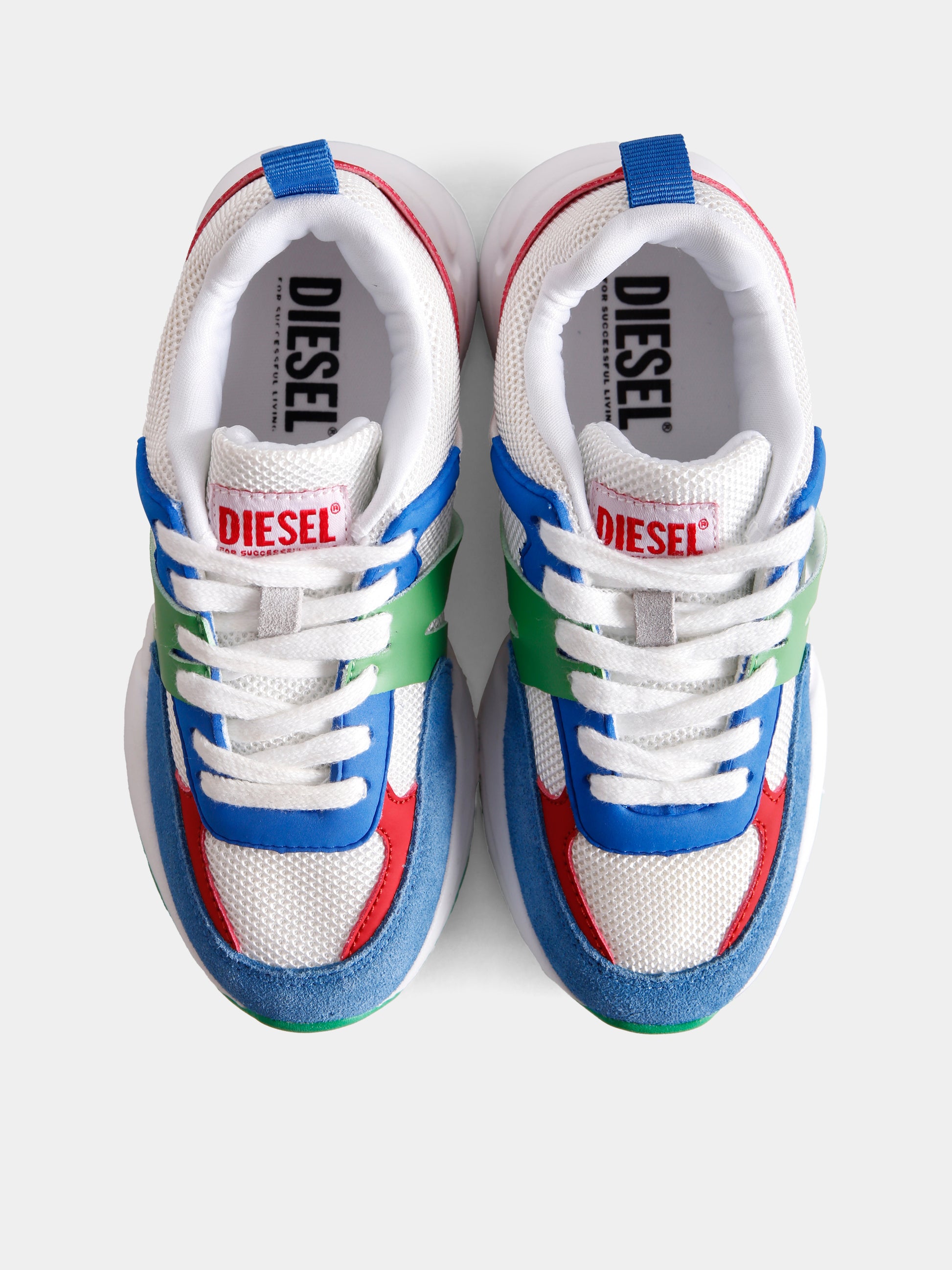 Sneakers multicolor per bambini con logo,Diesel,BC0543 P6304 HA093