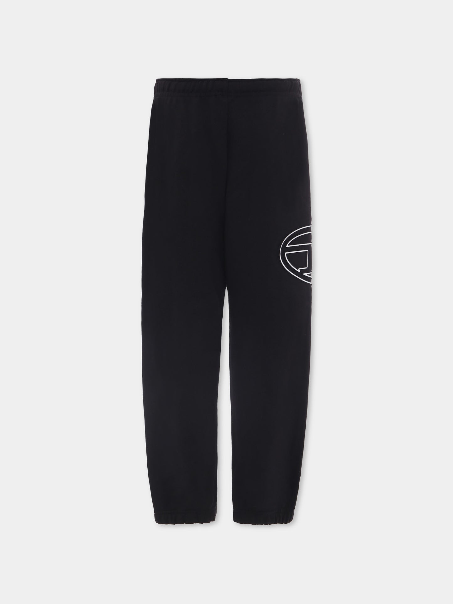 Pantaloni neri per bambino con logo,Diesel,J01785 0IEAX K900