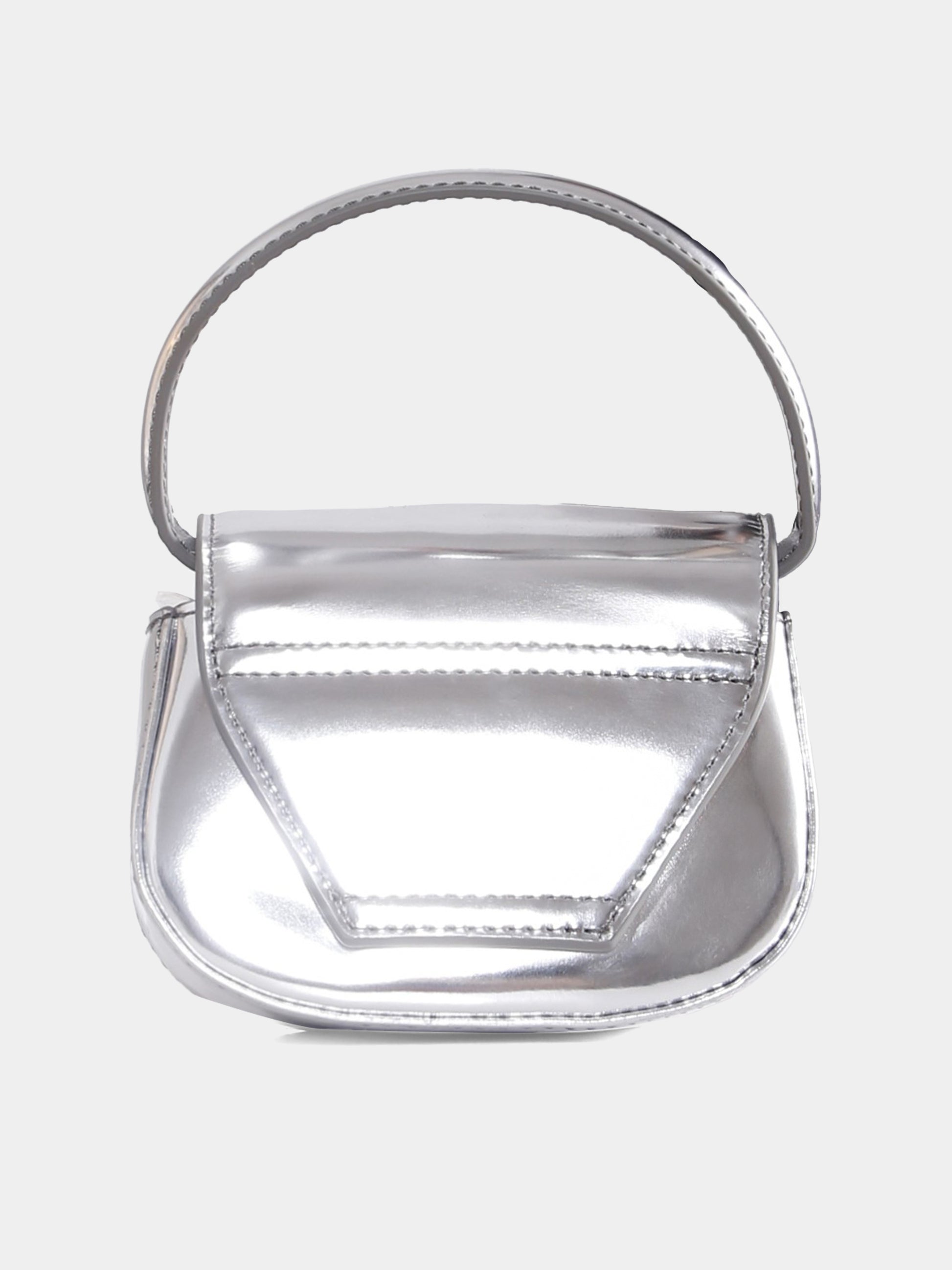 Borsa argento per bambina con logo,Diesel,J01572 PS202 H0535