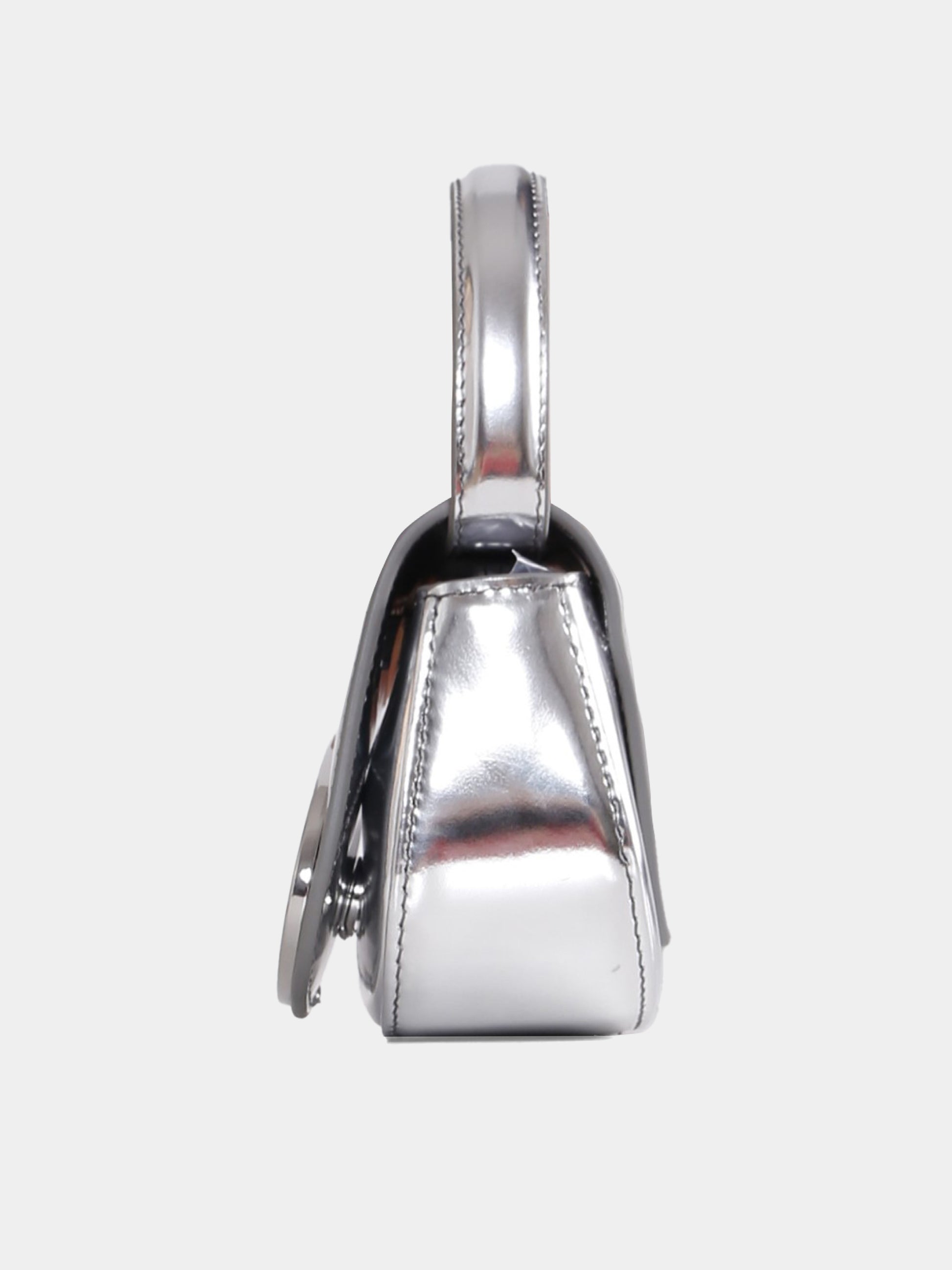 Borsa argento per bambina con logo,Diesel,J01572 PS202 H0535