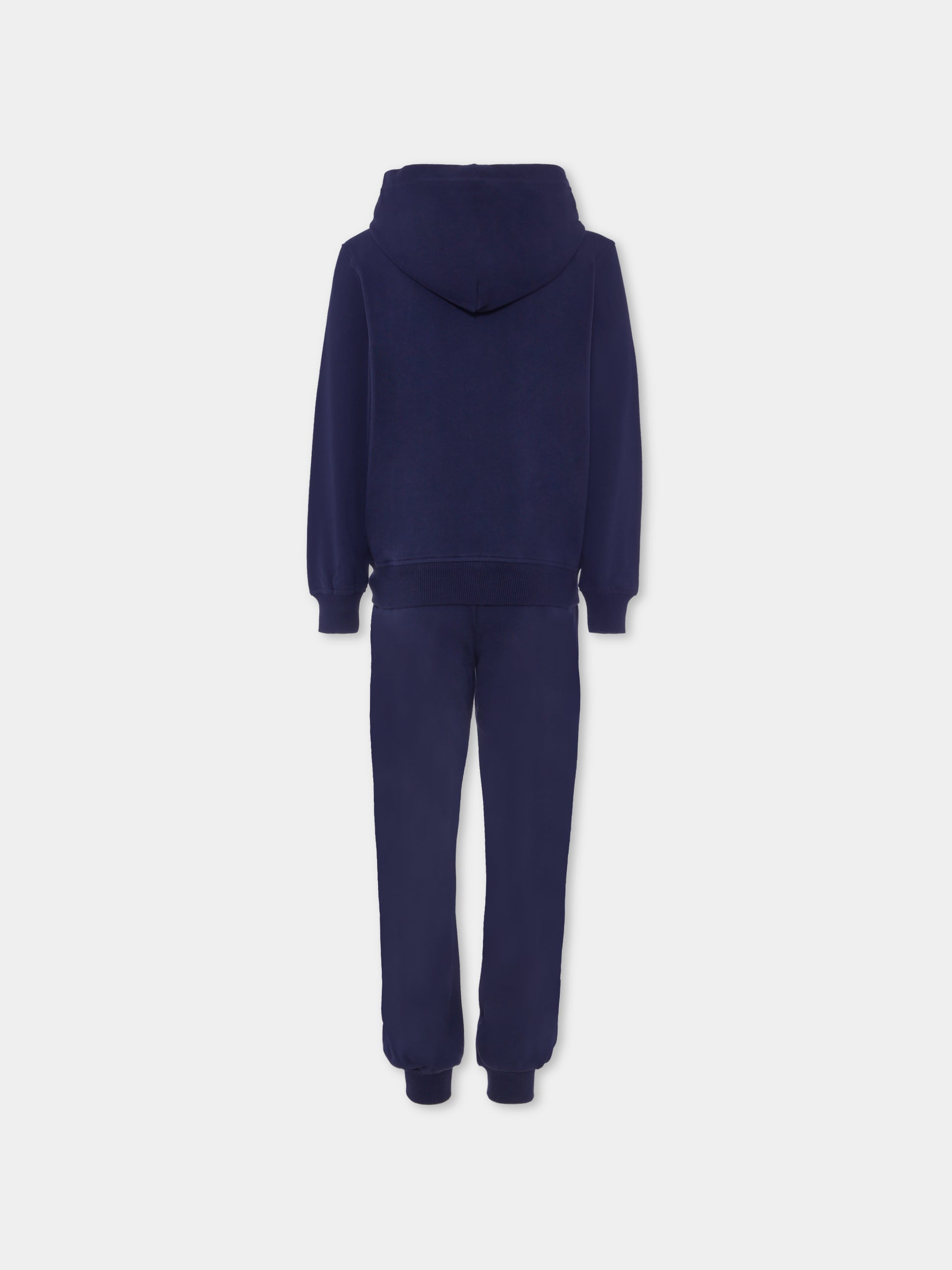 Completo blu per bambino con Teddy Bear,Moschino Kids,HMK03M LCA19 40016