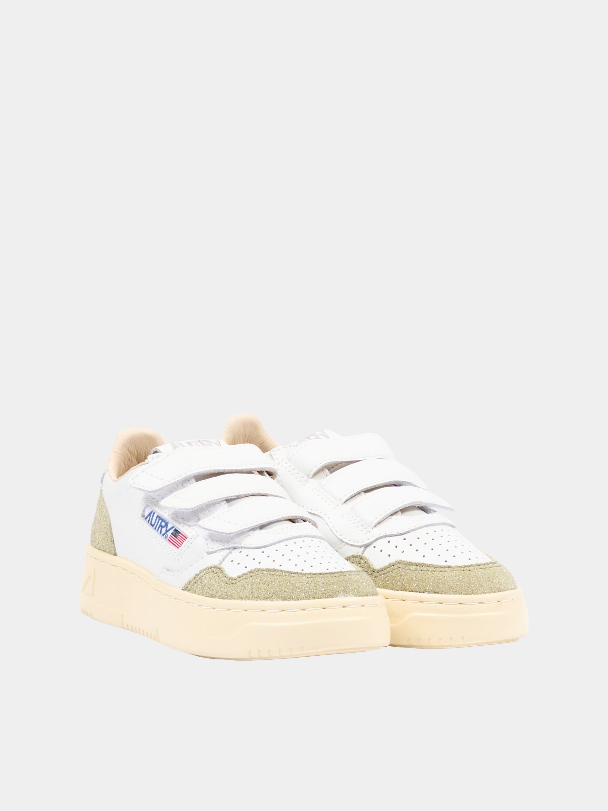 Sneakers verdi per bambino con glitter,Autry,KILK PQ01