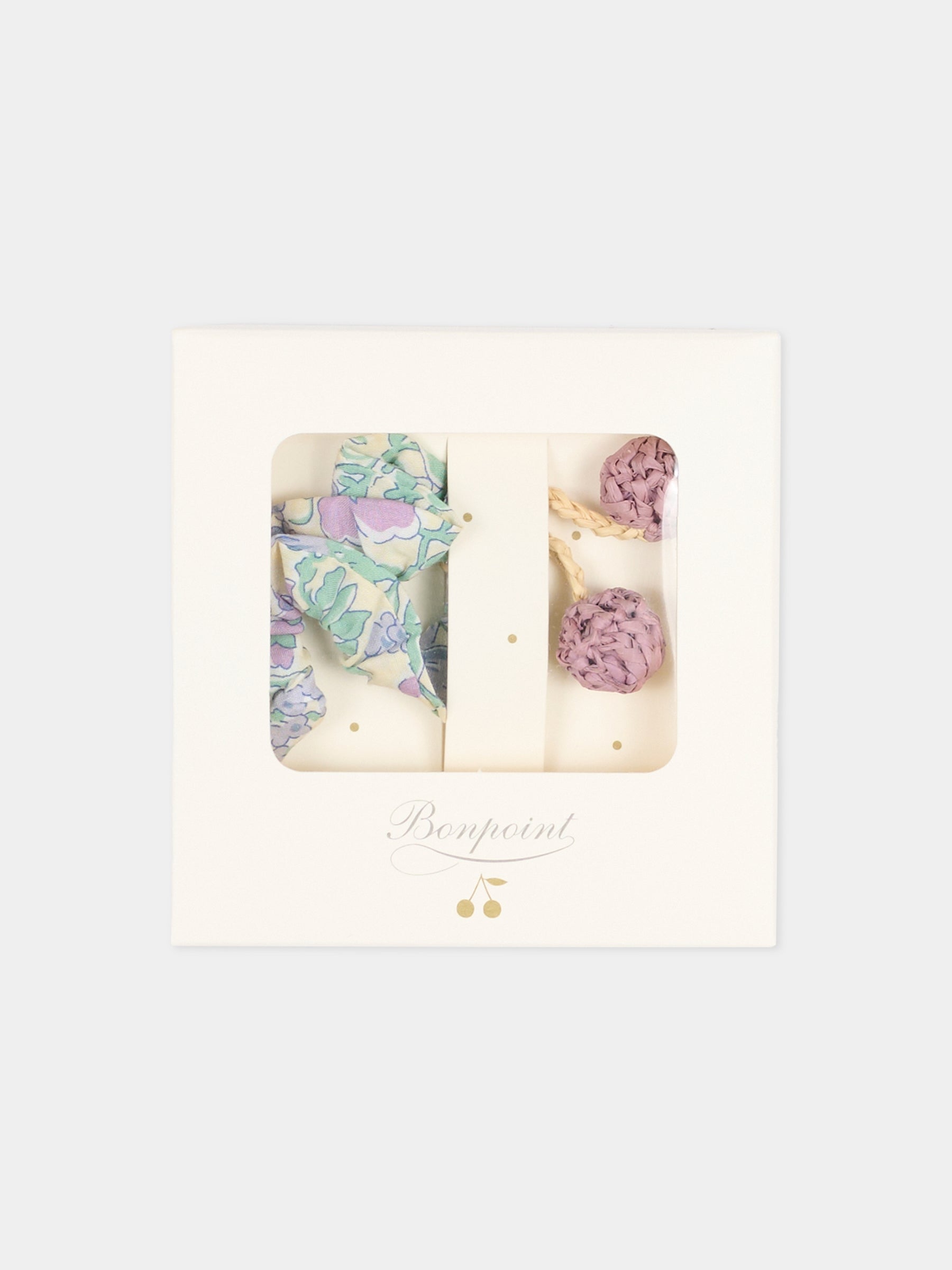 Elastico multicolor per bambina con ciliegie,Bonpoint,C06GHAW00002 556