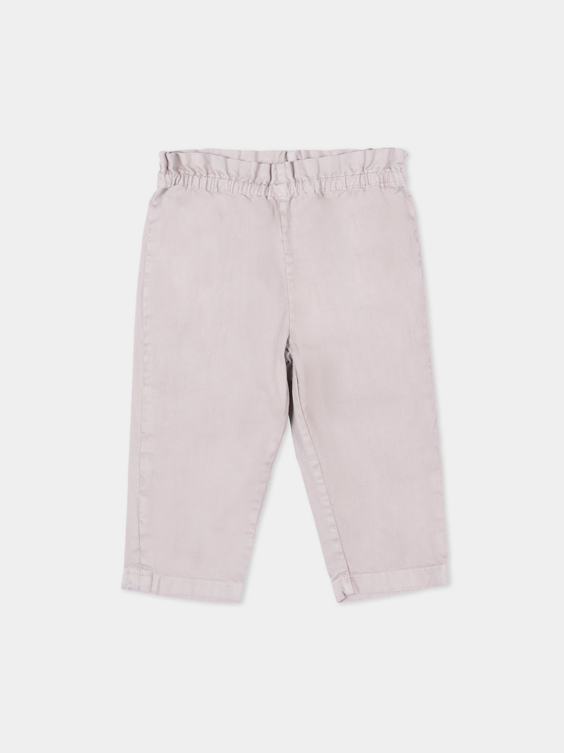 Pantaloni grigi per neonata,Bonpoint,C06XPAW00001 057A
