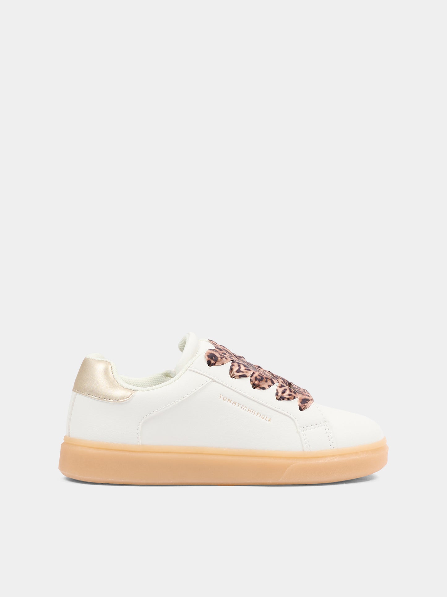 Sneakers avorio per neonata e bambina,Tommy Hilfiger Junior,T1A9 34230 1355X024