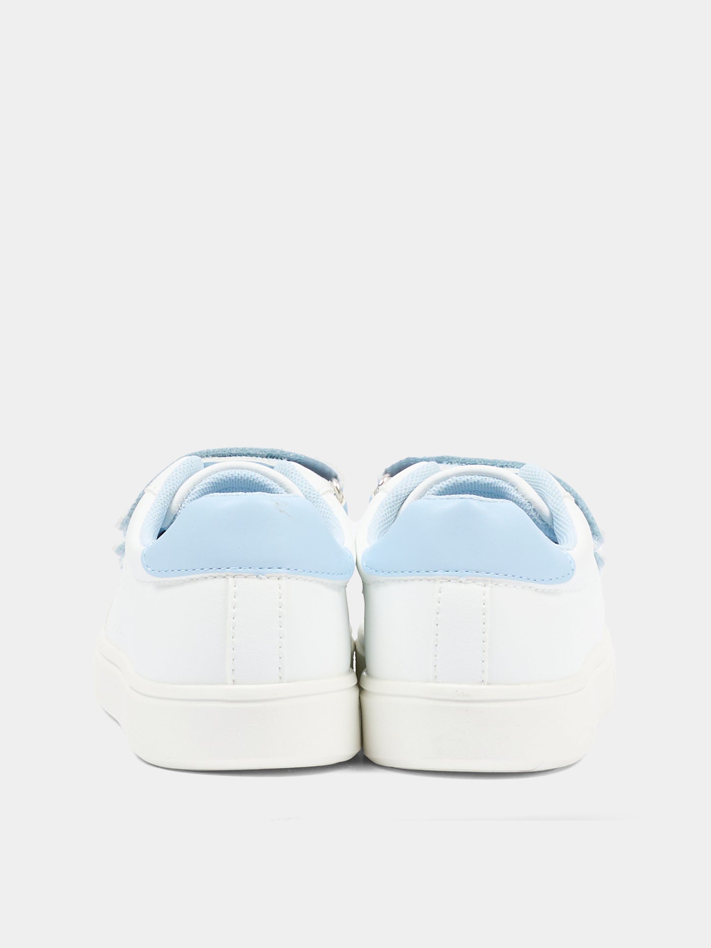 Sneakers celesti per neonato e bambino con logo,Tommy Hilfiger Junior,T1X9 34339 1355X356