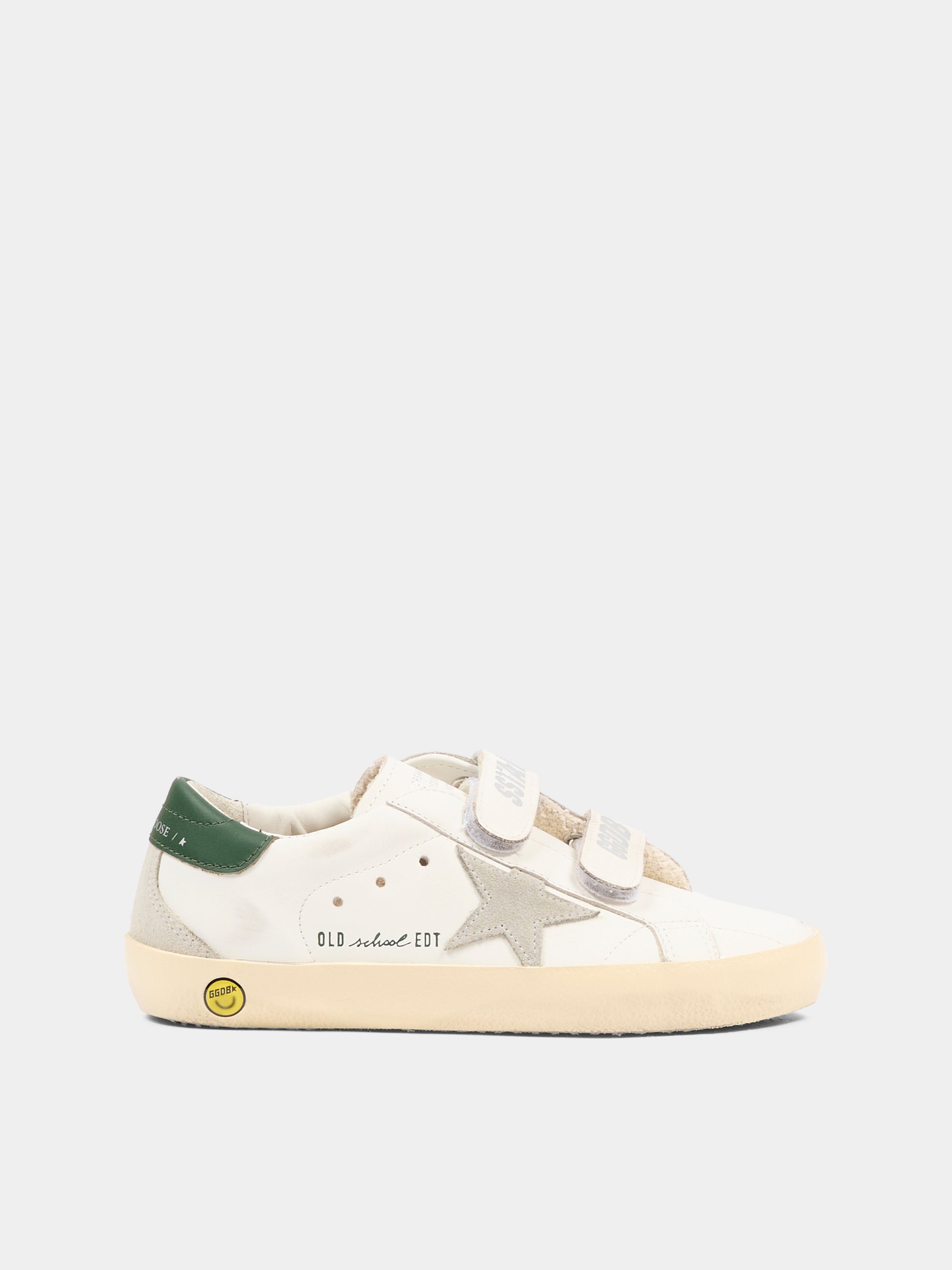 Sneakers Old School bianche per bambini con stella,Golden Goose,GYF00177 F008042 10594