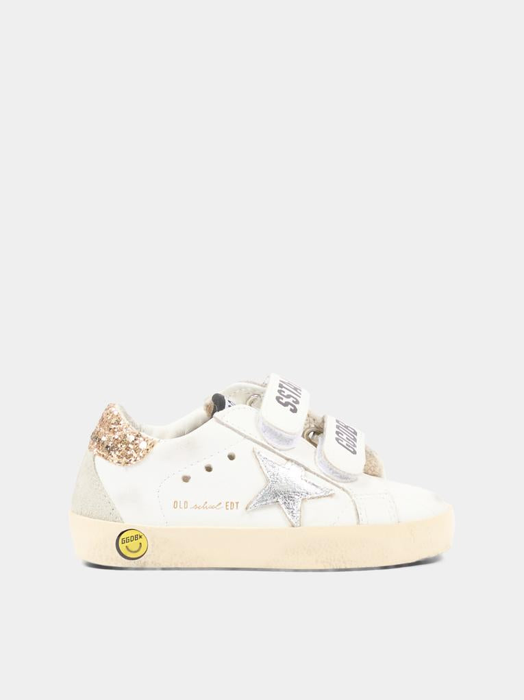 Sneaker bianca Old School Classic per bambina,Golden Goose,GYF00177 F008041 10593