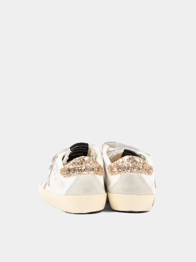 Sneaker bianca Old School Classic per bambina,Golden Goose,GYF00177 F008041 10593