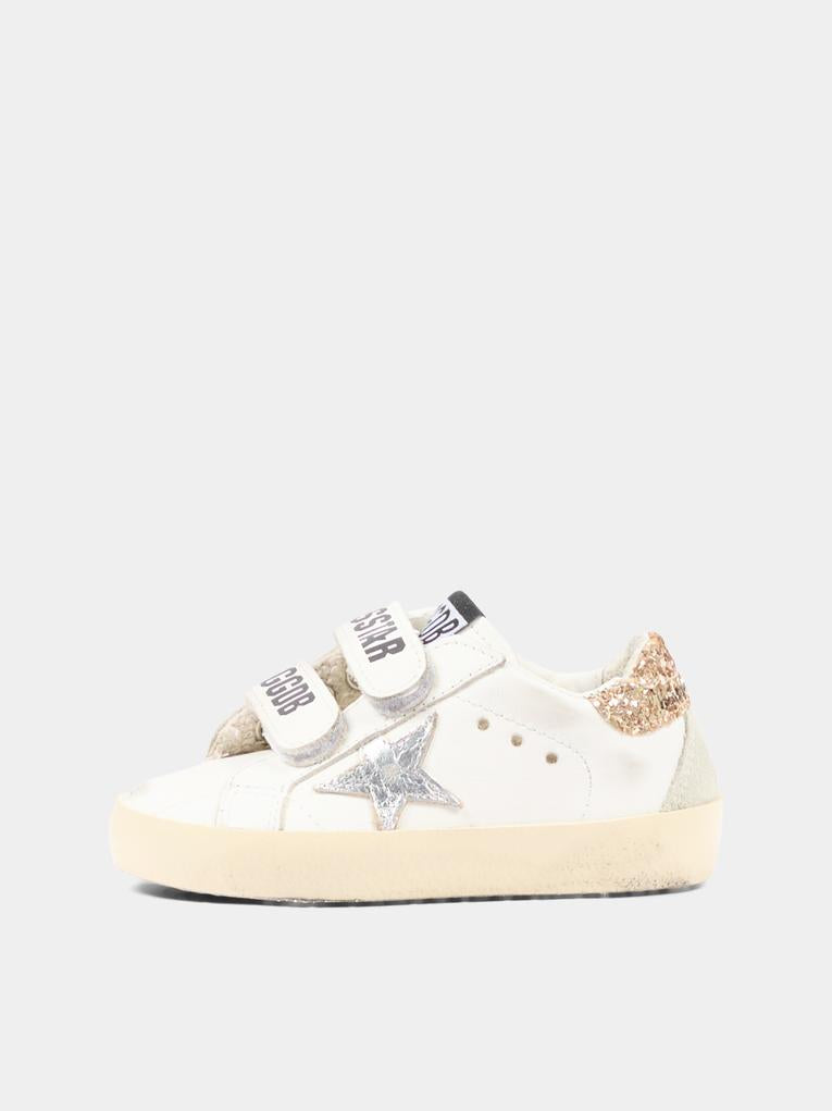 Sneaker bianca Old School Classic per bambina,Golden Goose,GYF00177 F008041 10593
