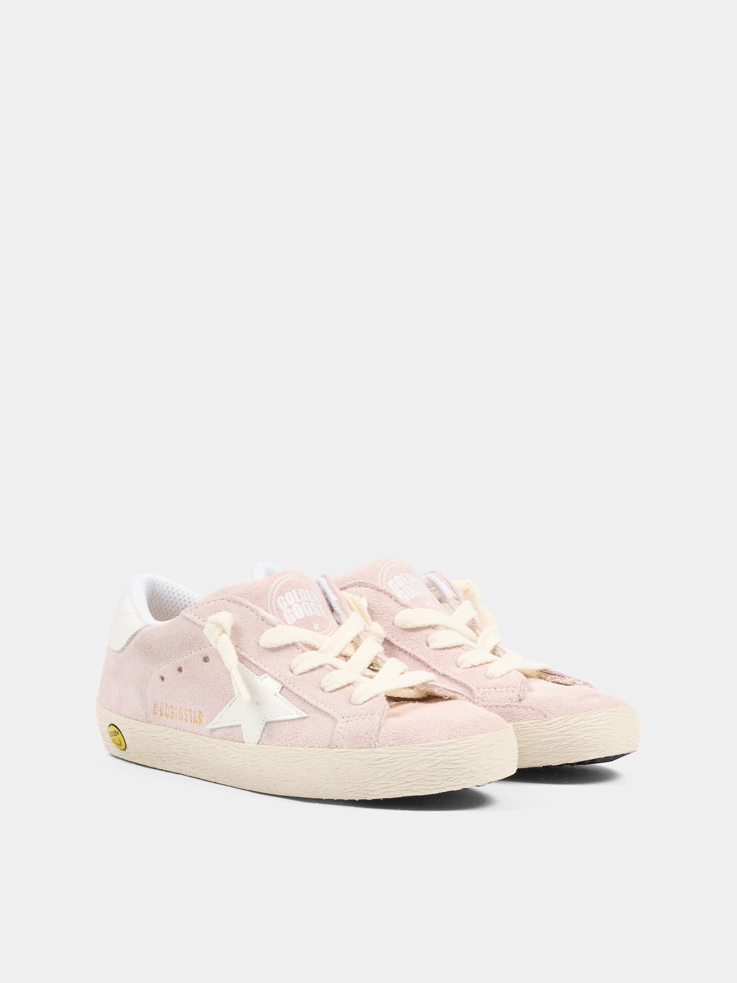 Sneakers Super Star rosa per bambina con stella,Golden Goose,GYF01028 F008028 25667