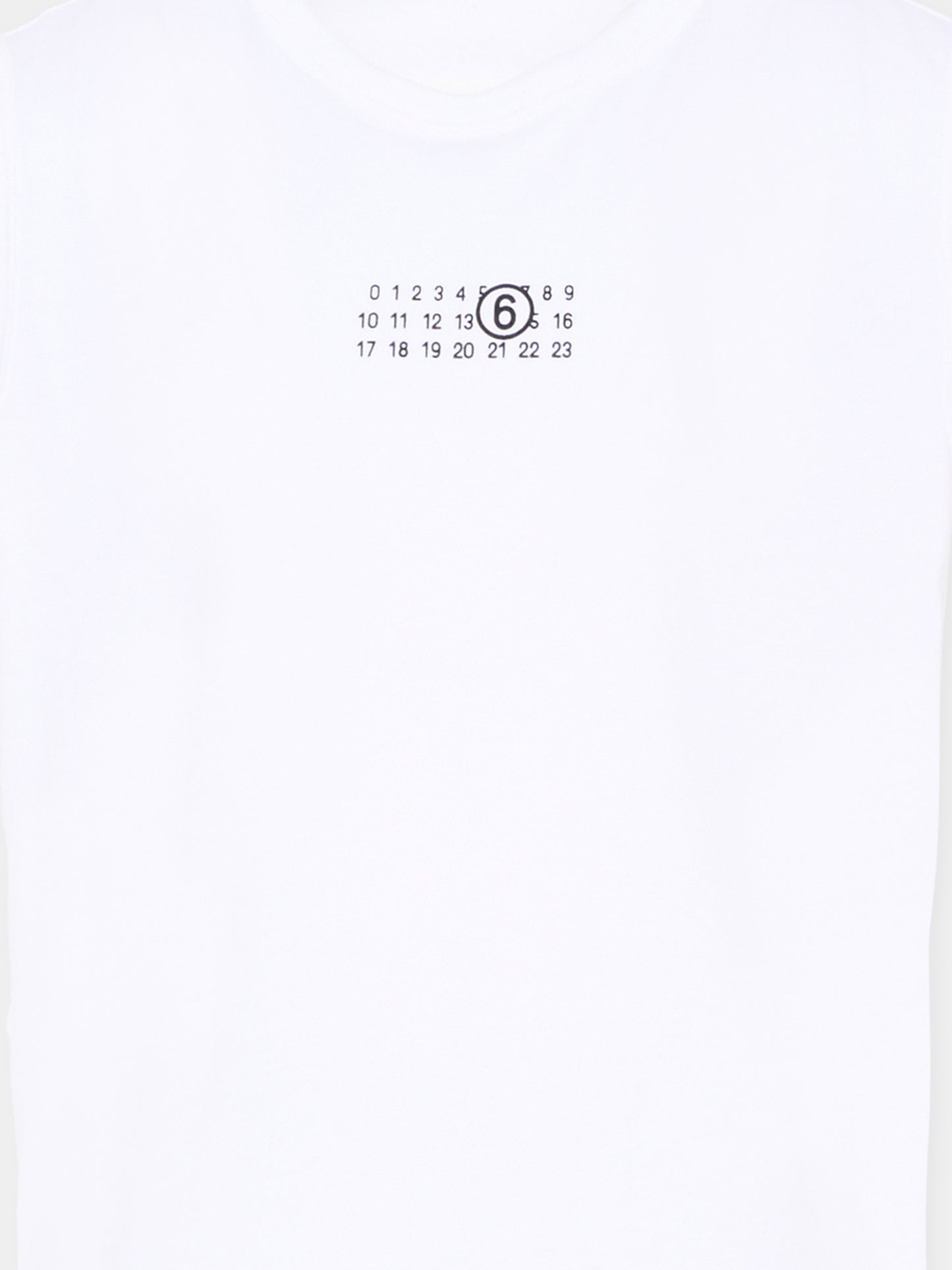 Canotta bianca MM6 per bambini logo,Mm6 Maison Margiela,M60575 MM04I M6100