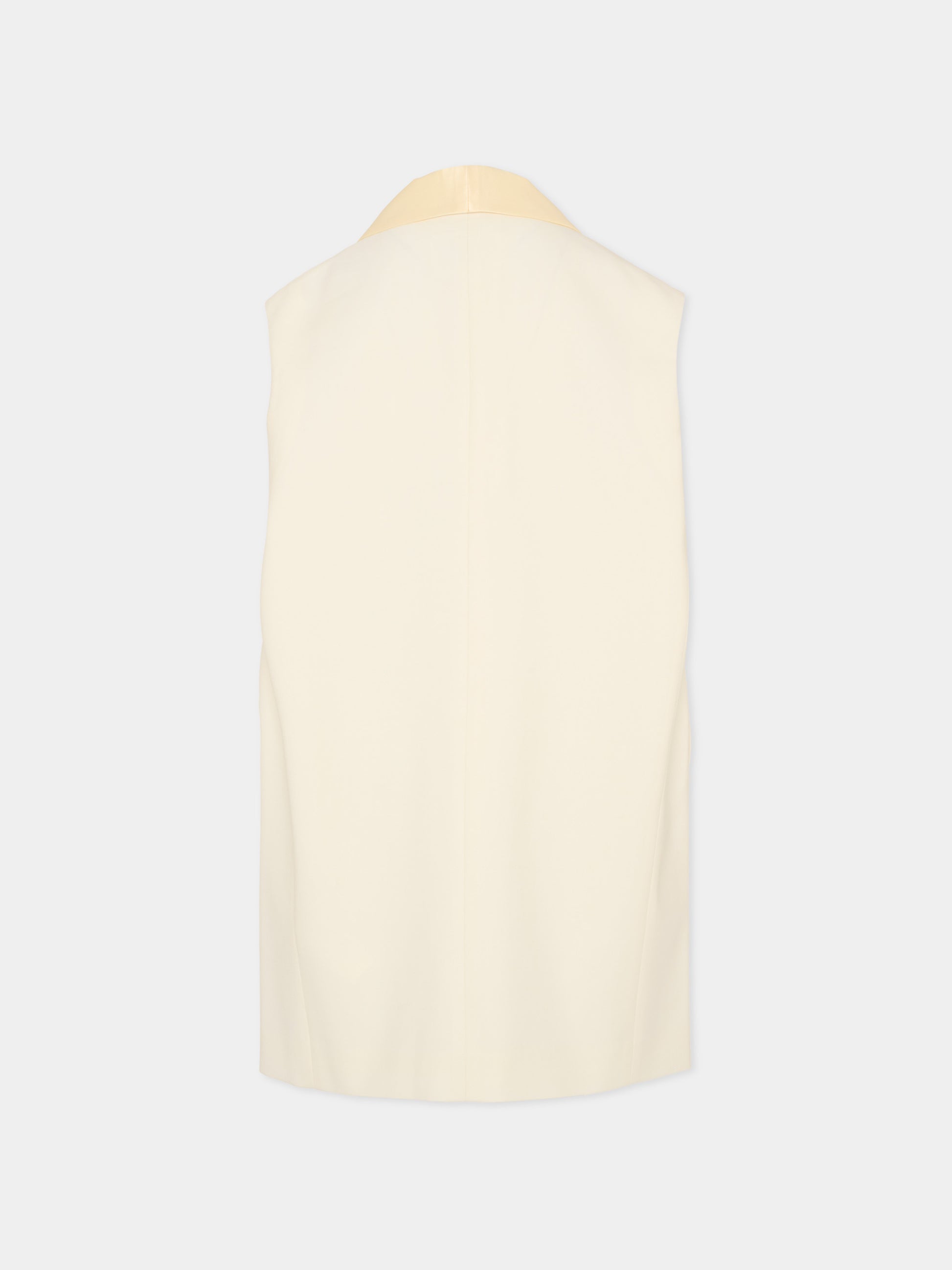 Gilet avorio per bambina con logo,Mm6 Maison Margiela,M60933 MM07G M6103