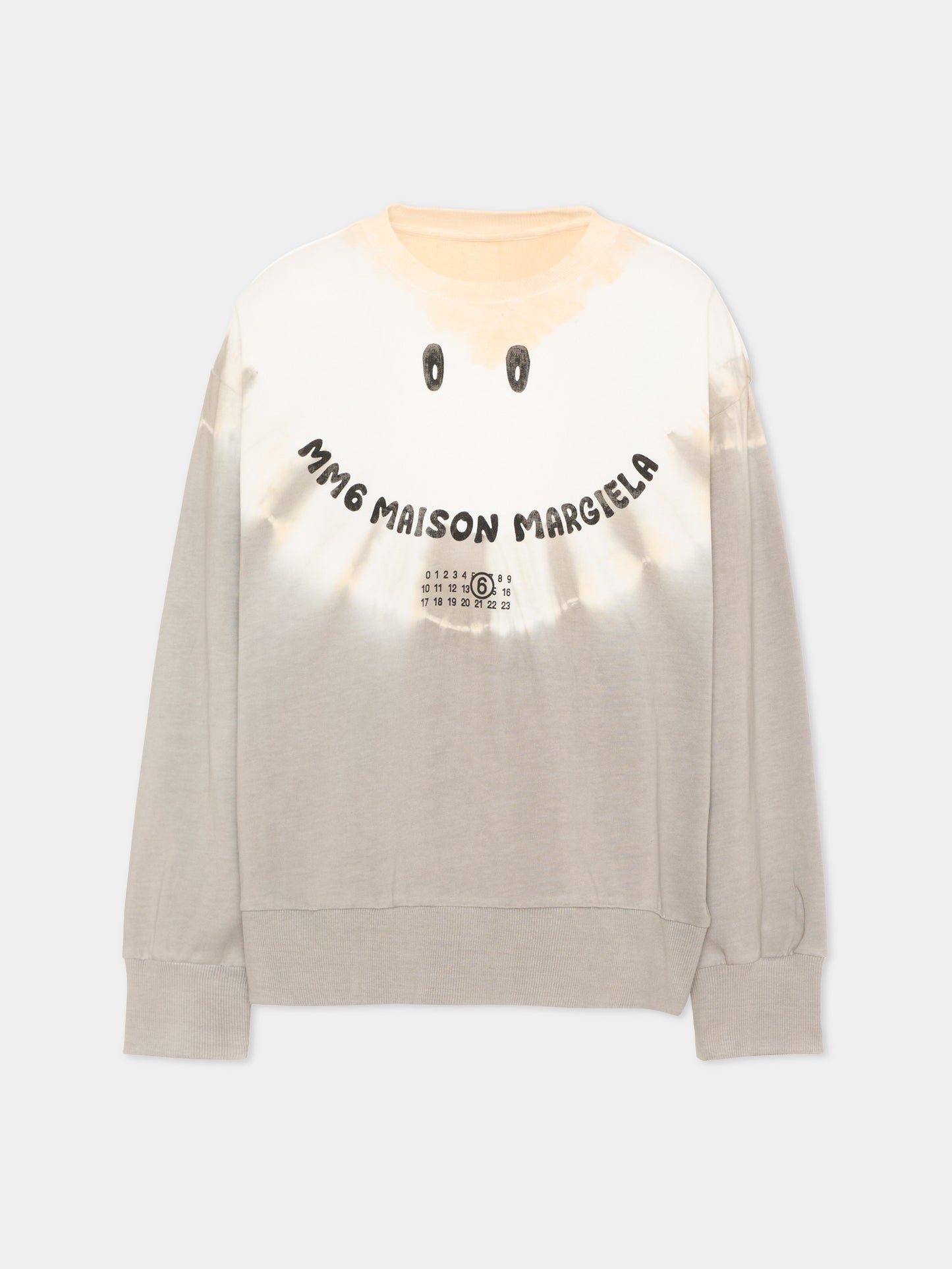 Felpa multicolor per bambini tie-dye,Mm6 Maison Margiela,M61007 MM07J M6C46