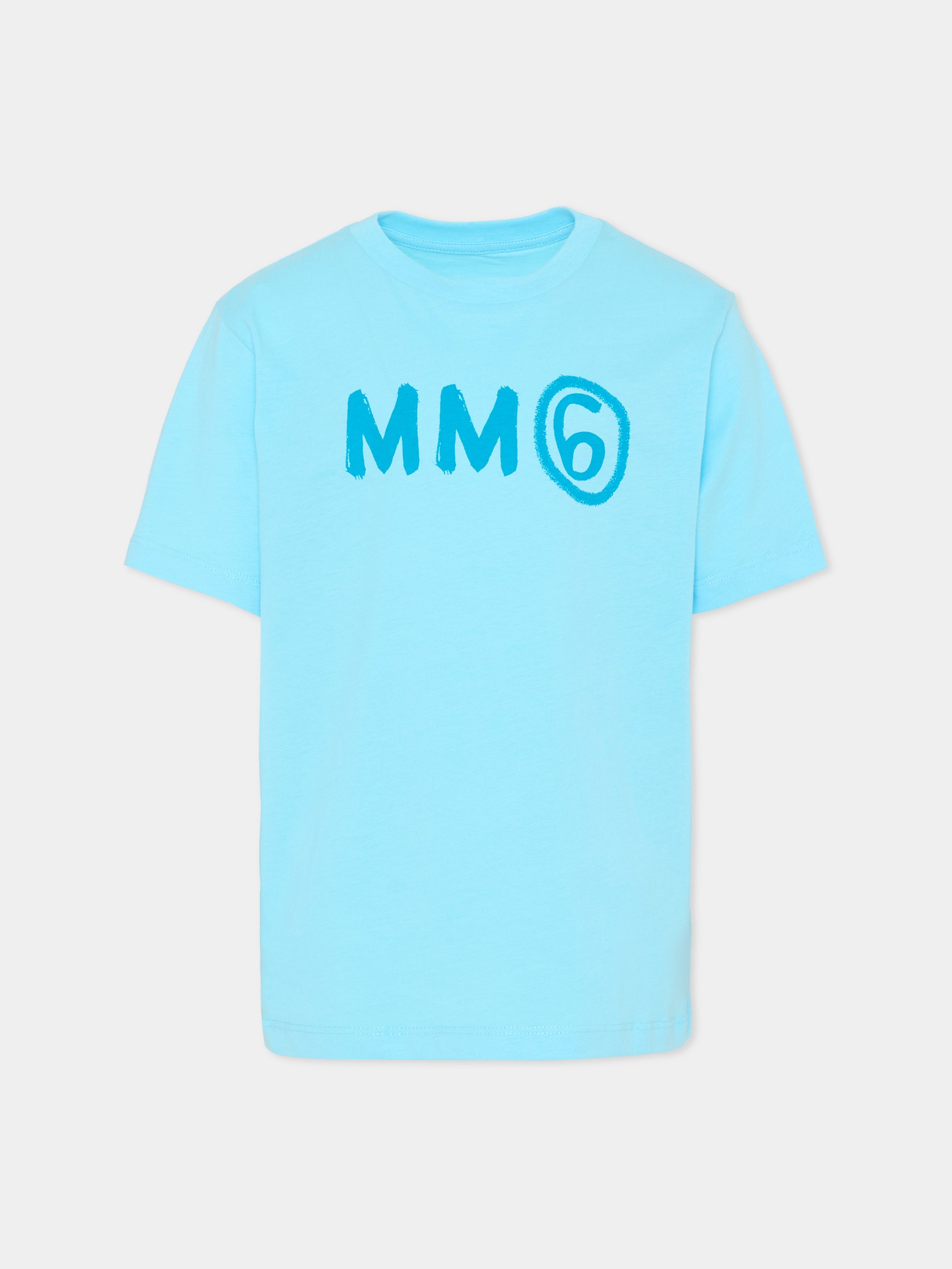 Set t-shirt multicolor per bambini con logo,Mm6 Maison Margiela,M61016 MM04I M6C49