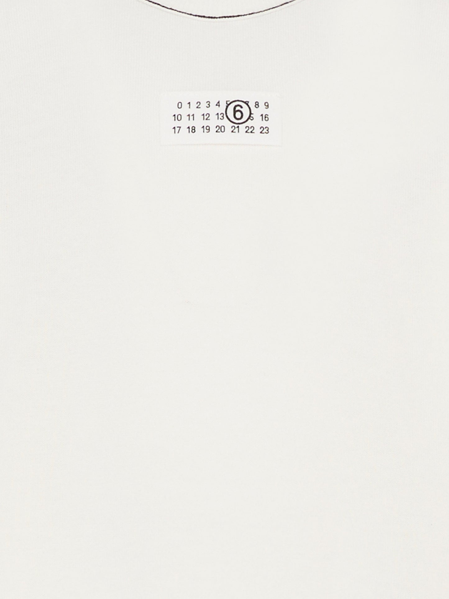 Maglione avorio per bambini con logo,Mm6 Maison Margiela,M61025 MM07V M6101