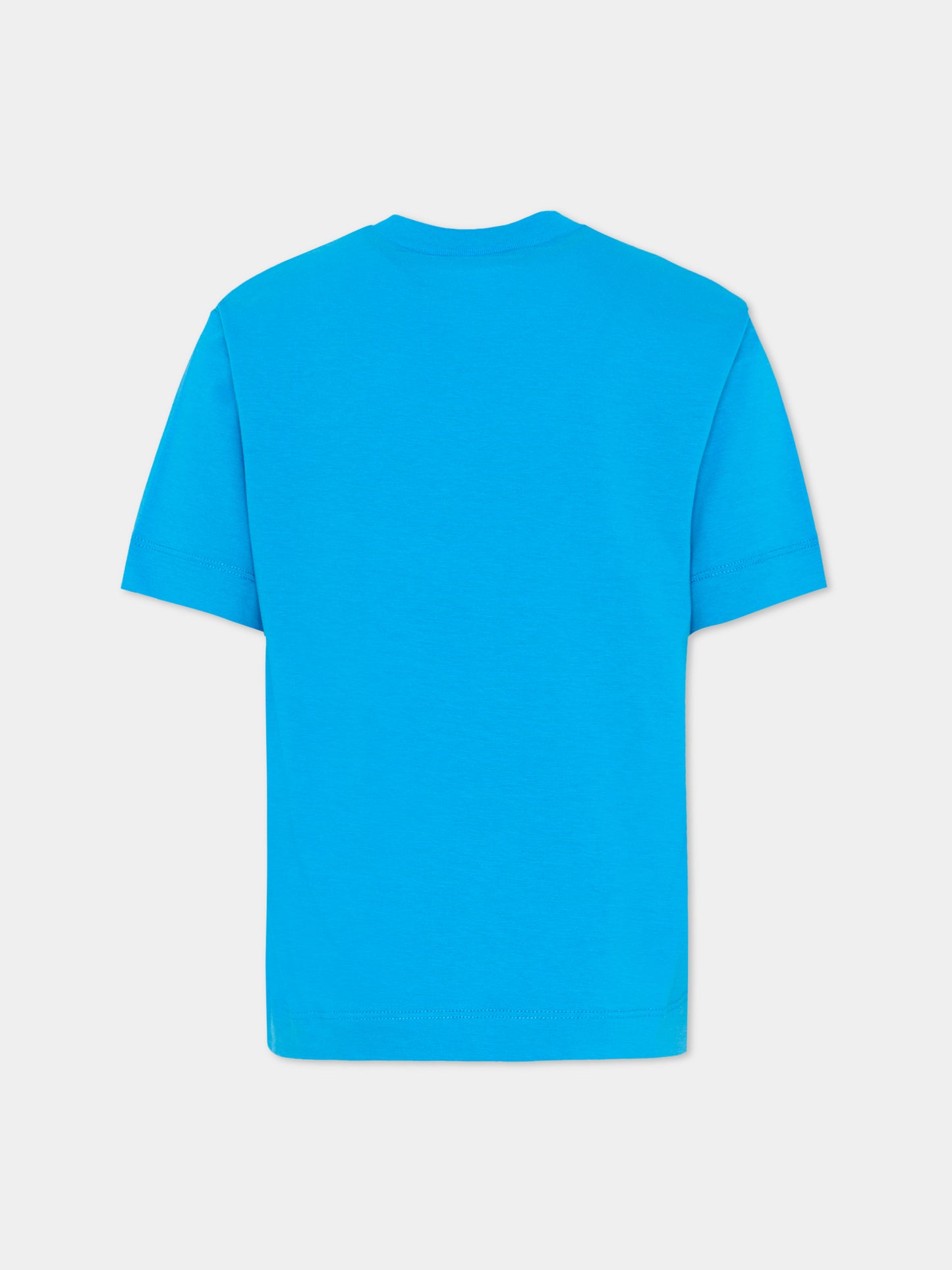 T-shirt azzurra per bambini con logo,Marni Kids,M002MV M00RF 0M859