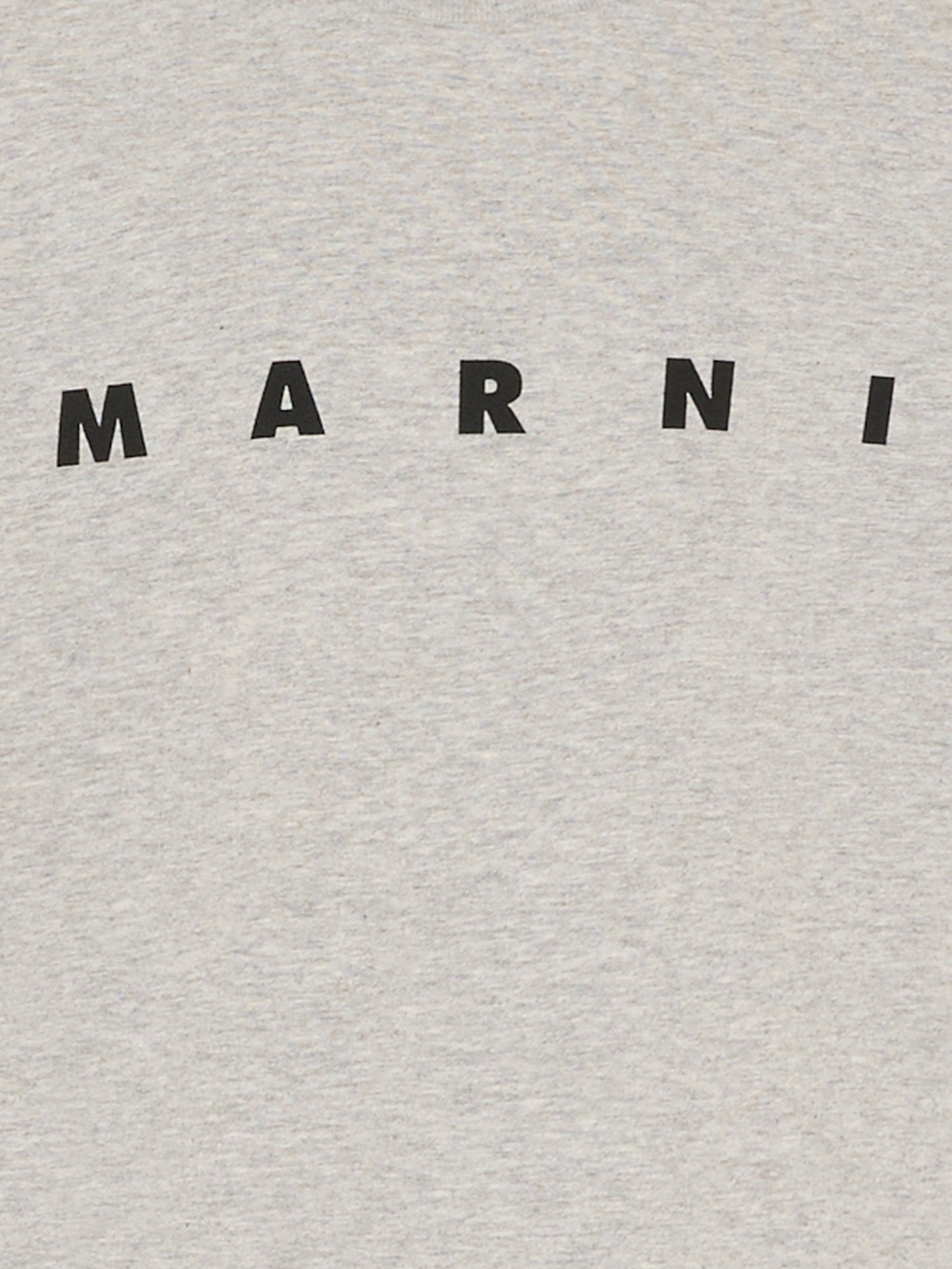 T-shirt grigia per bambini con logo nero,Marni Kids,M002MV M00RF 0M903