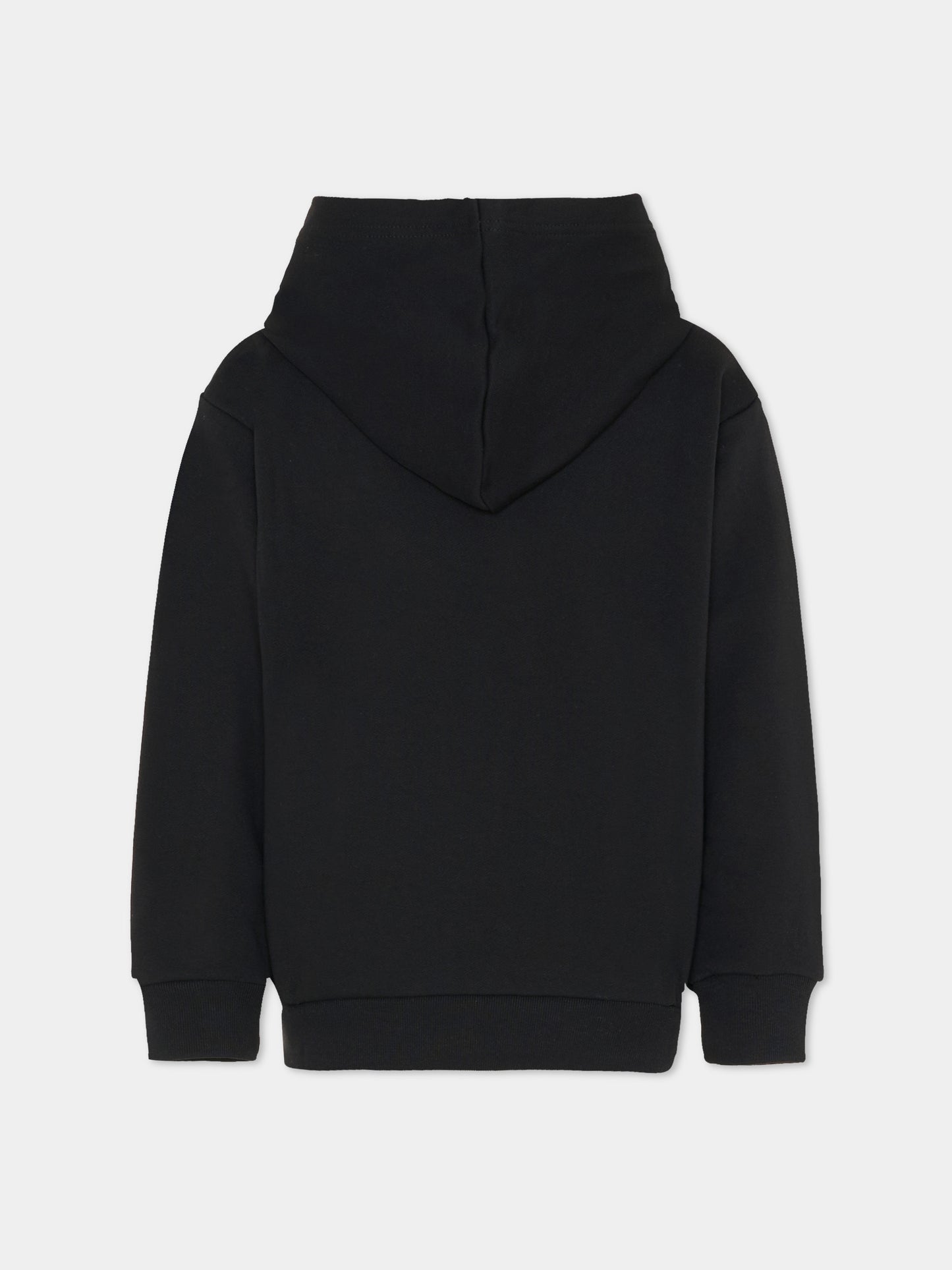 Felpa nera per bambini con logo,Marni Kids,M01266 M00V0 0M90E