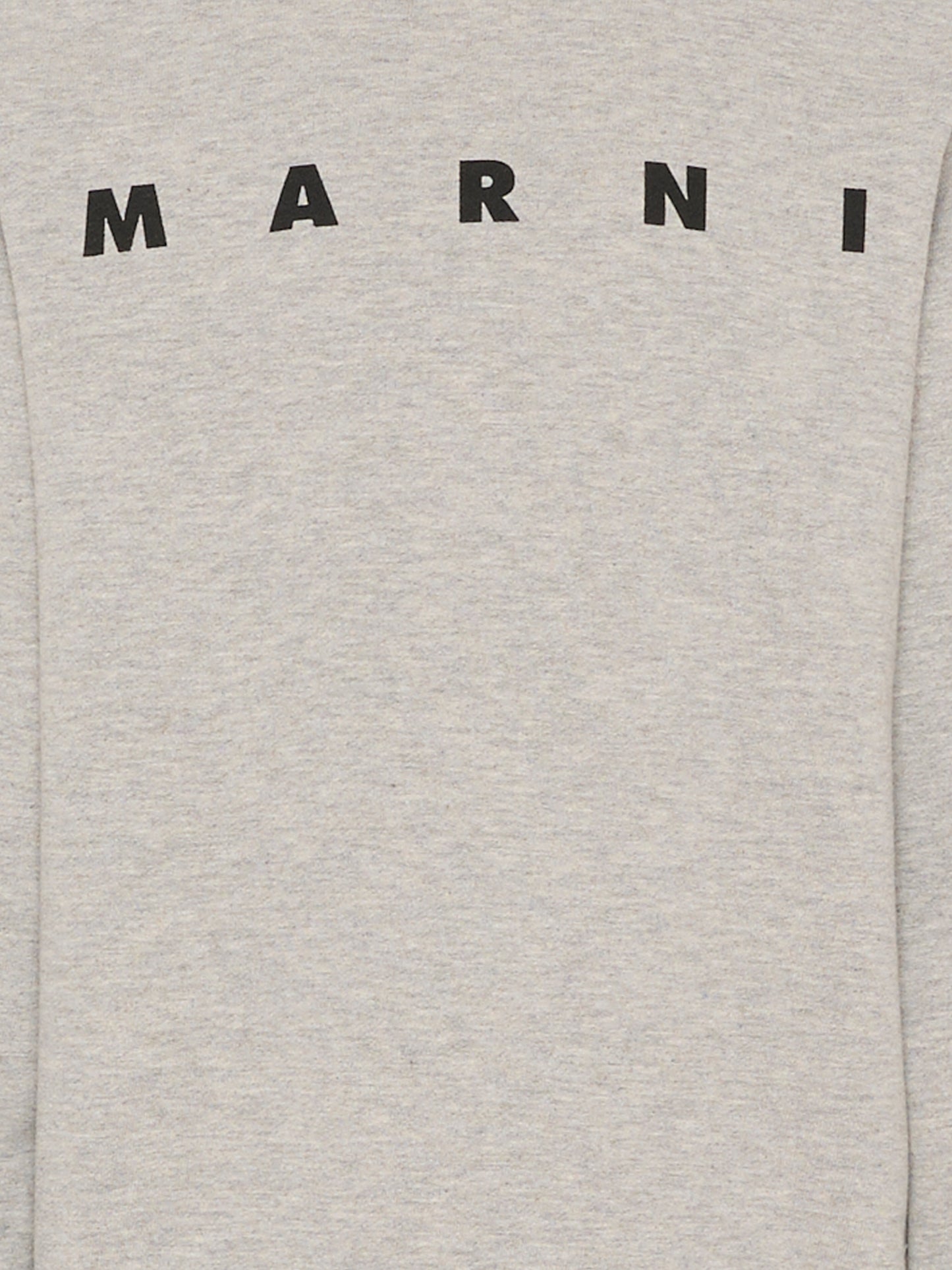 Felpa grigia per bambini con logo,Marni Kids,M01612 M00V0 0M903
