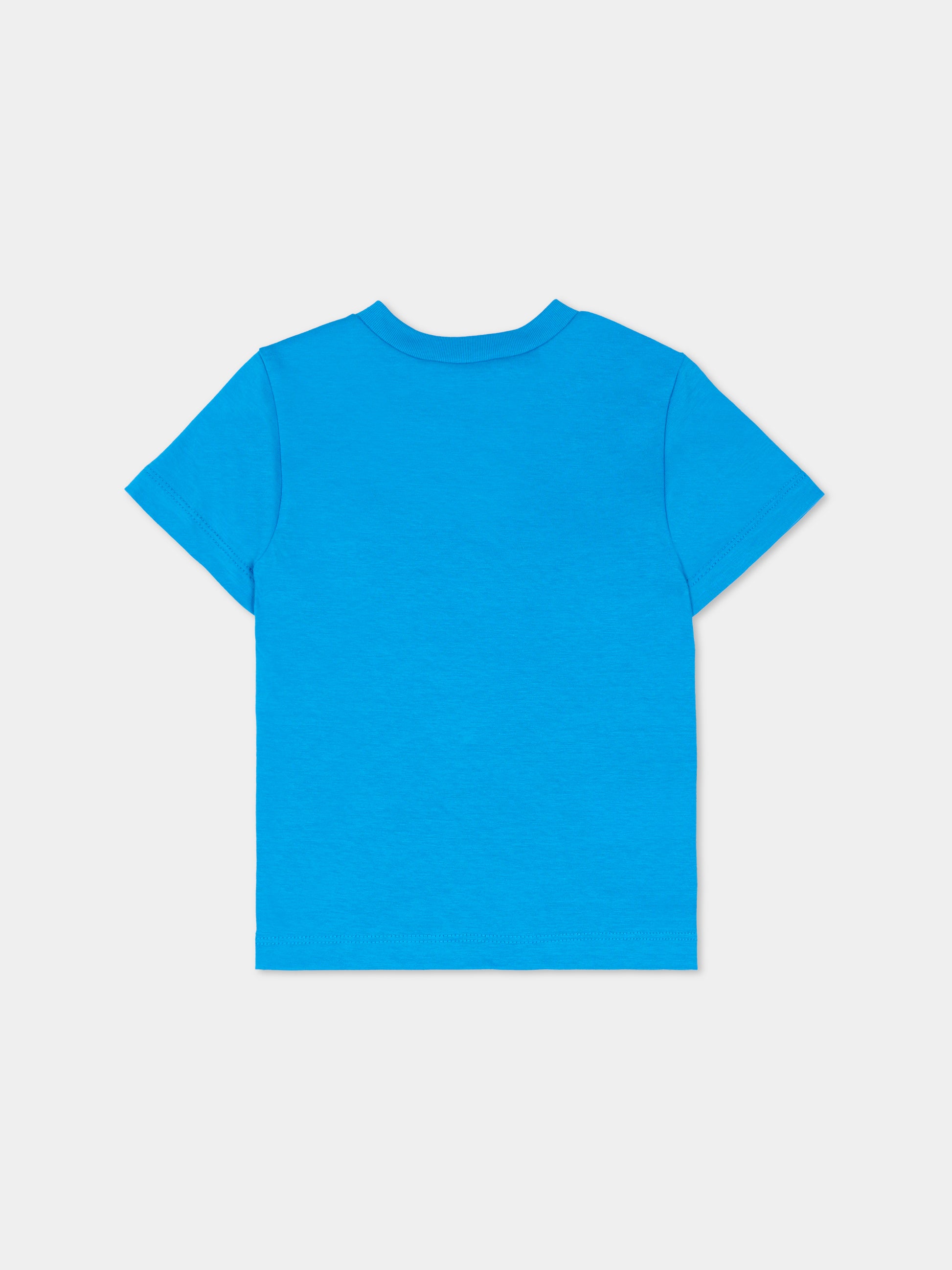 T-shirt blu per neonato con logo,Marni Kids,M01785 M00RF 0M859