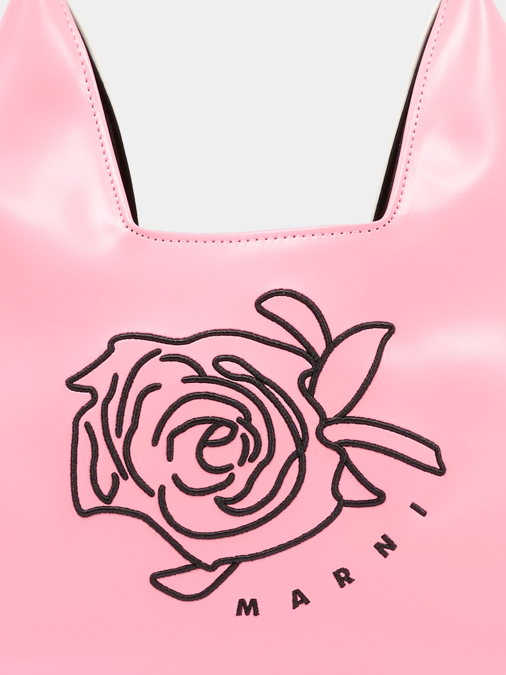 Borsa rosa per bambina con logo,Marni Kids,M01837 M00TK 0M351