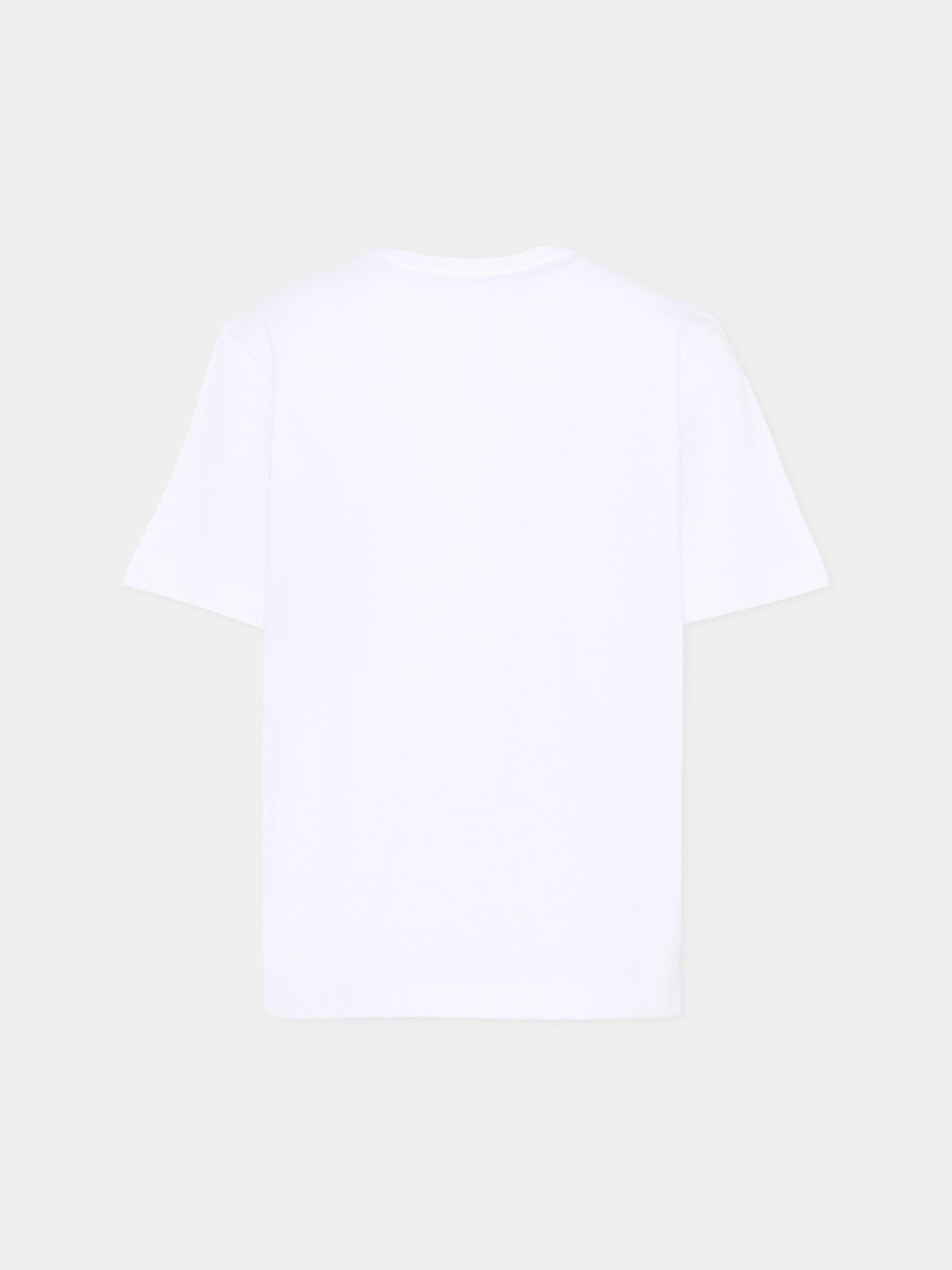 T-Shirt bianca per bambino con logo,Dsquared2,DQ3166 D004G DQ100