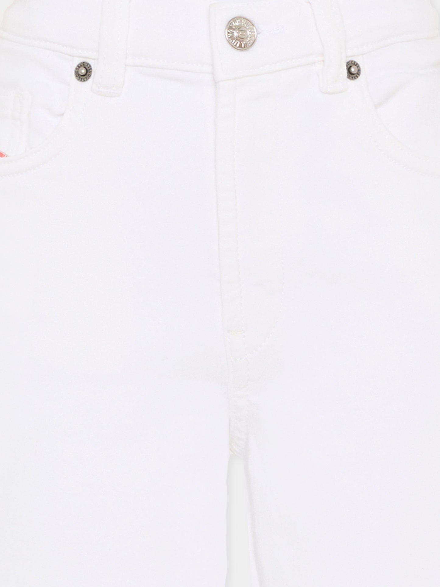 Shorts bianco per bambino con logo,Diesel,J00722 KXBR6 K100