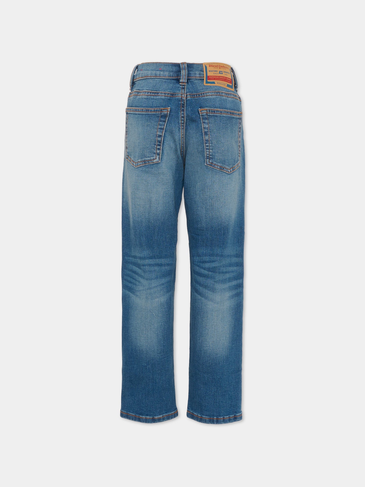 Jeans denim per bambino con logo,Diesel,J00808 KXBRA K01