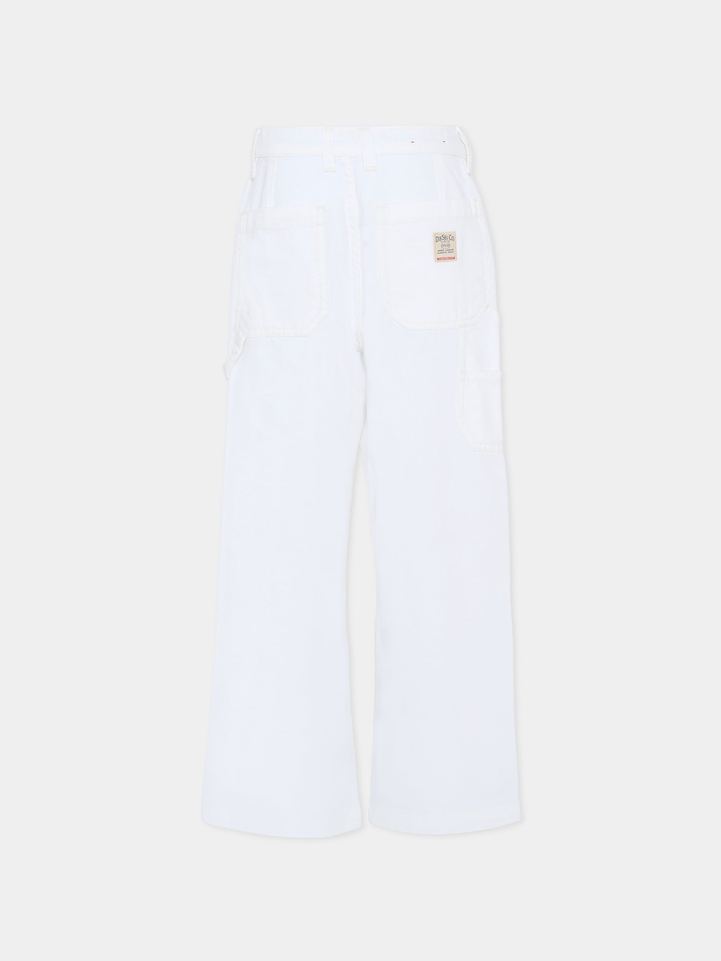 Jeans bianchi per bambino con logo,Diesel,J02361 KXBRZ K141