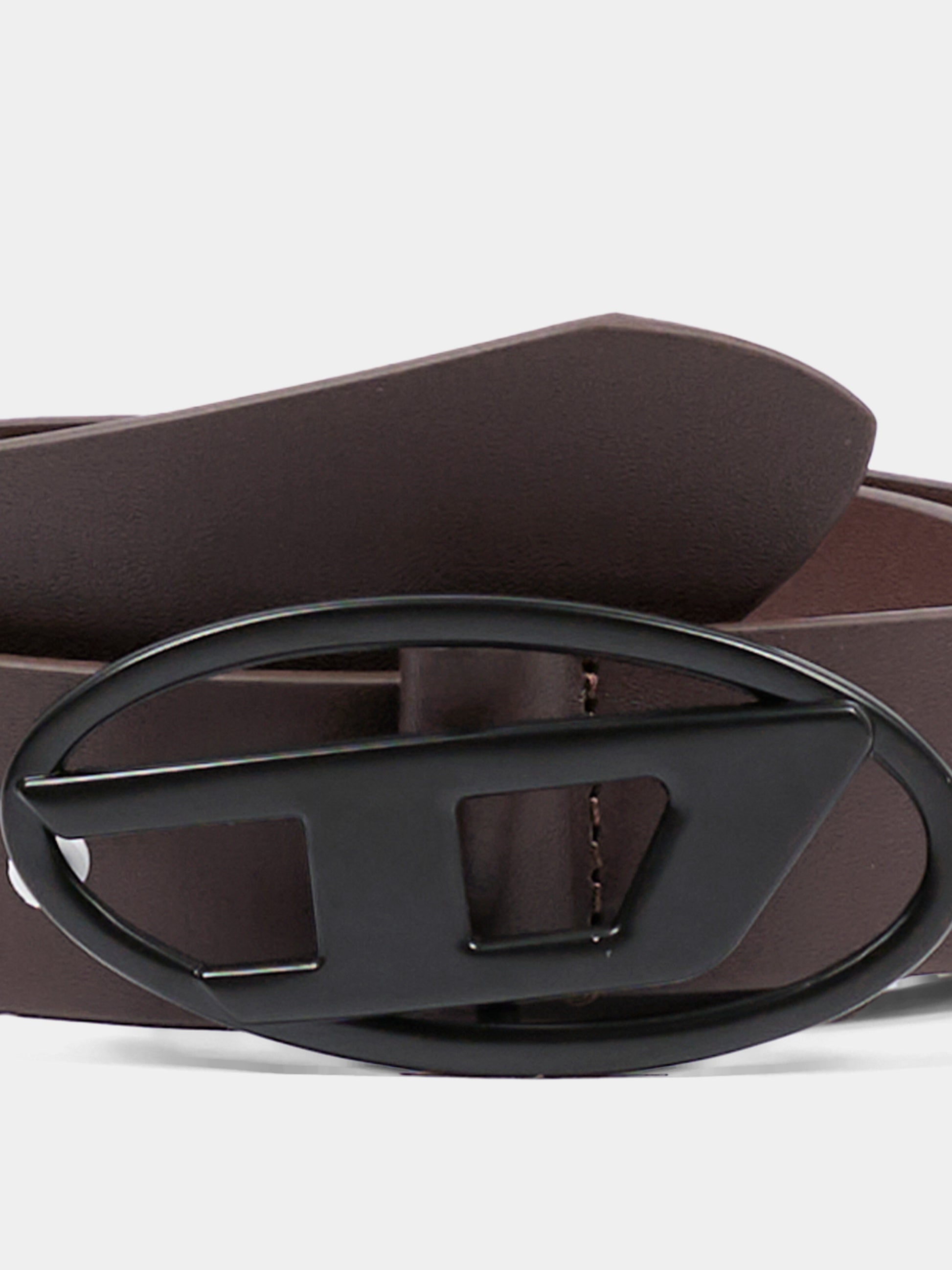 Cintura marrone per bambini con logo,Diesel,J02595 KXBLR KP48