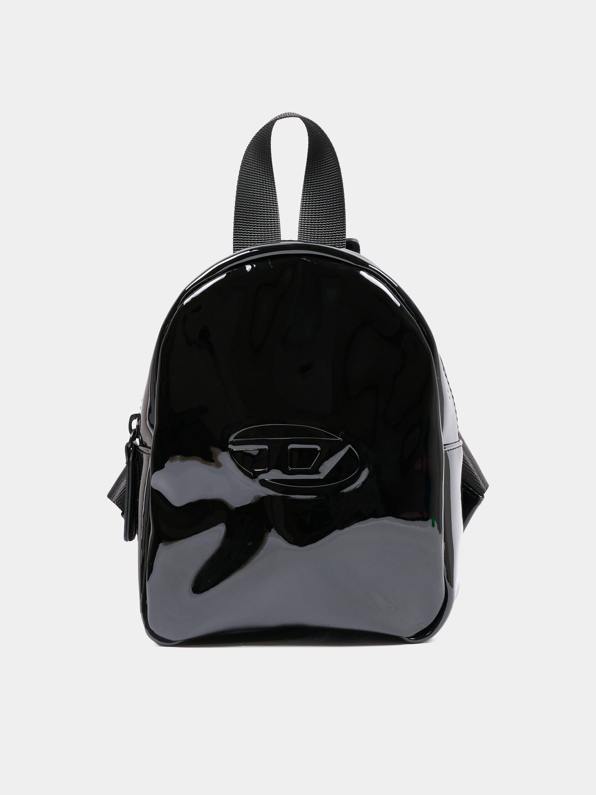 Zaino nero per bambina con logo,Diesel,J02751 KXBQ6 K900