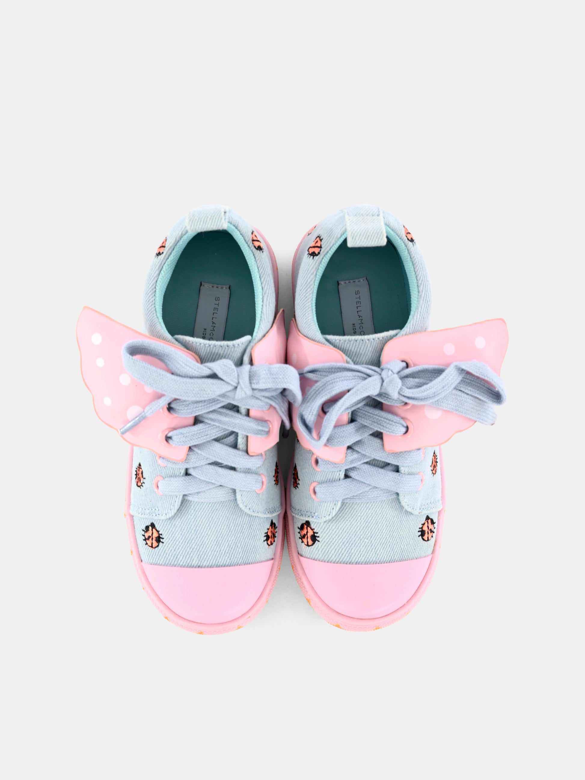 Sneakers multicolor per bambina con coccinelle,Stella Mccartney Kids,TW0B56 Z2944 999