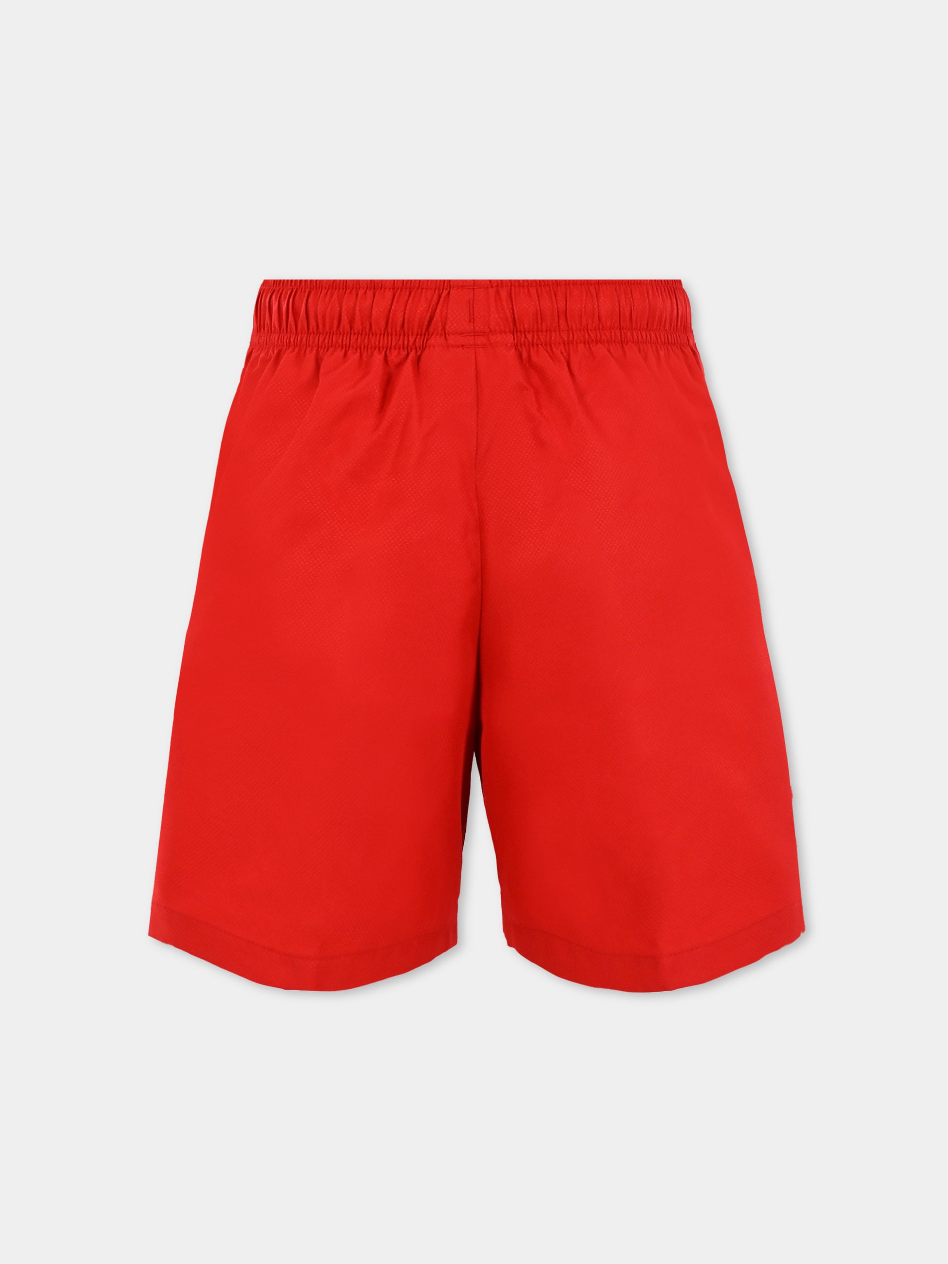 Shorts rossi per bambino con logo e coccodrillo,Lacoste,GJ8485 ZBG