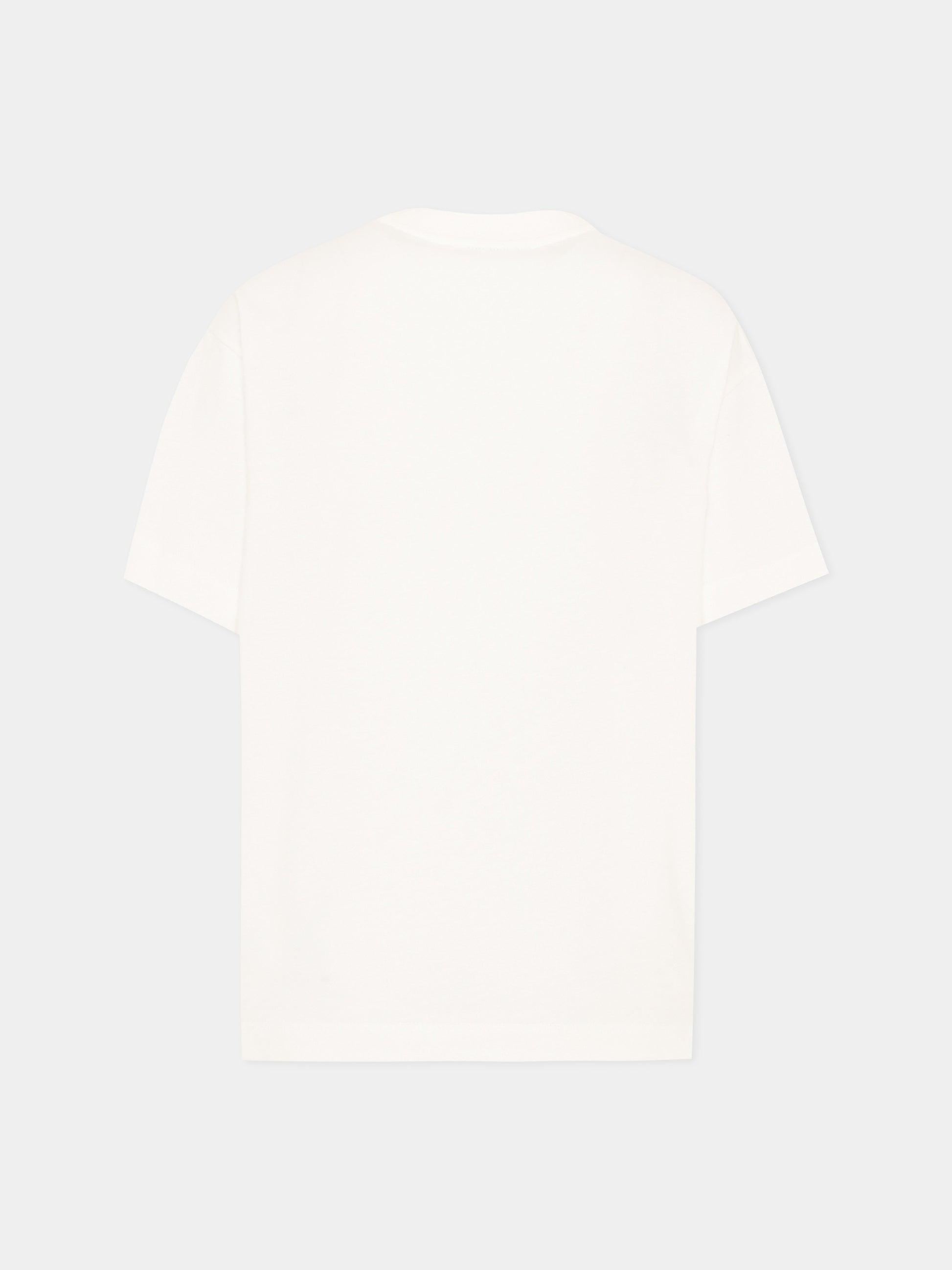 T-shirt bianca per bambino con logo,Fendi Kids,JMI504 7AJ F1UVS