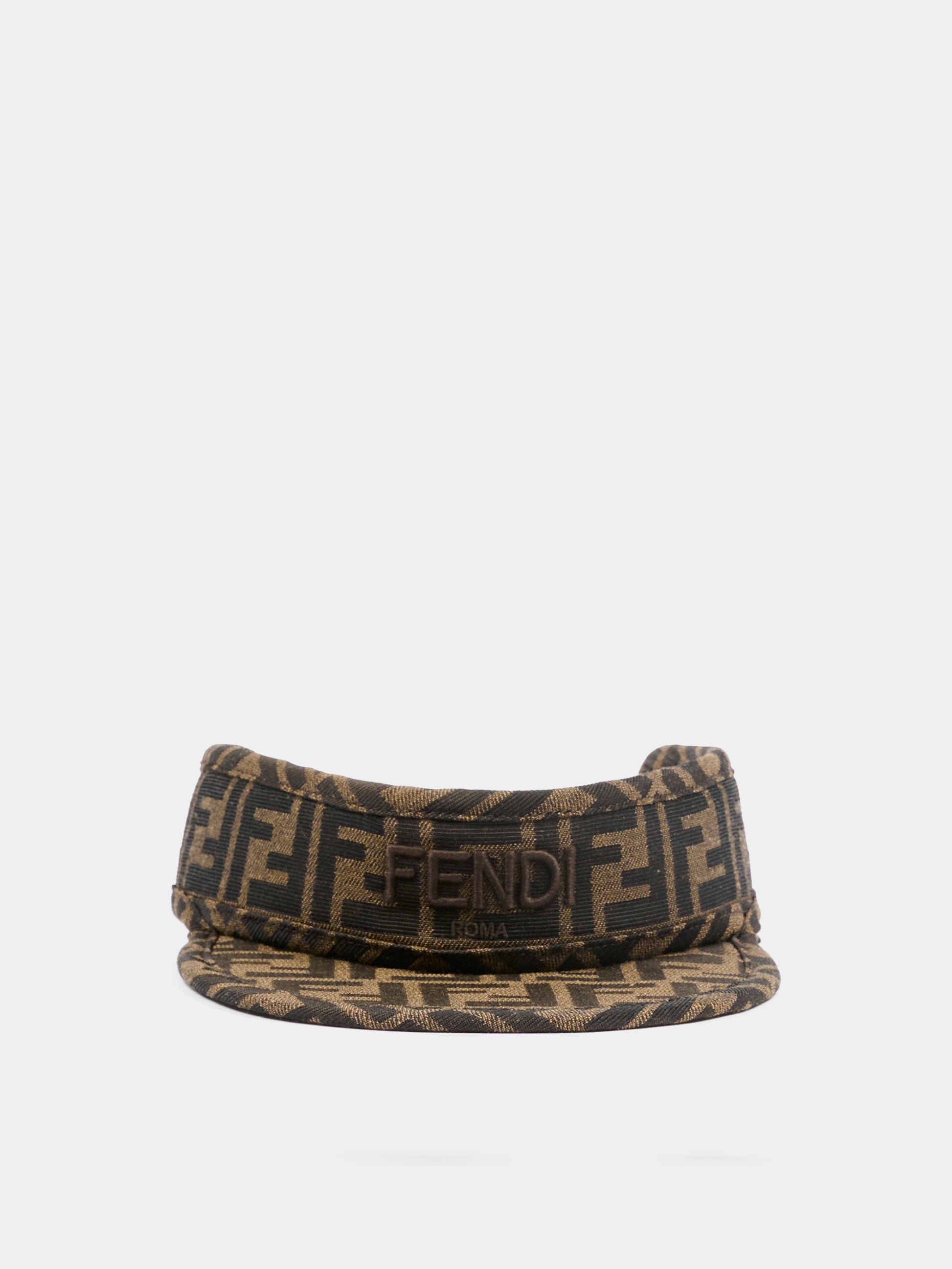 Cappello marrone per bambini con FF,Fendi Kids,JUP083 AWF5 F0VAT