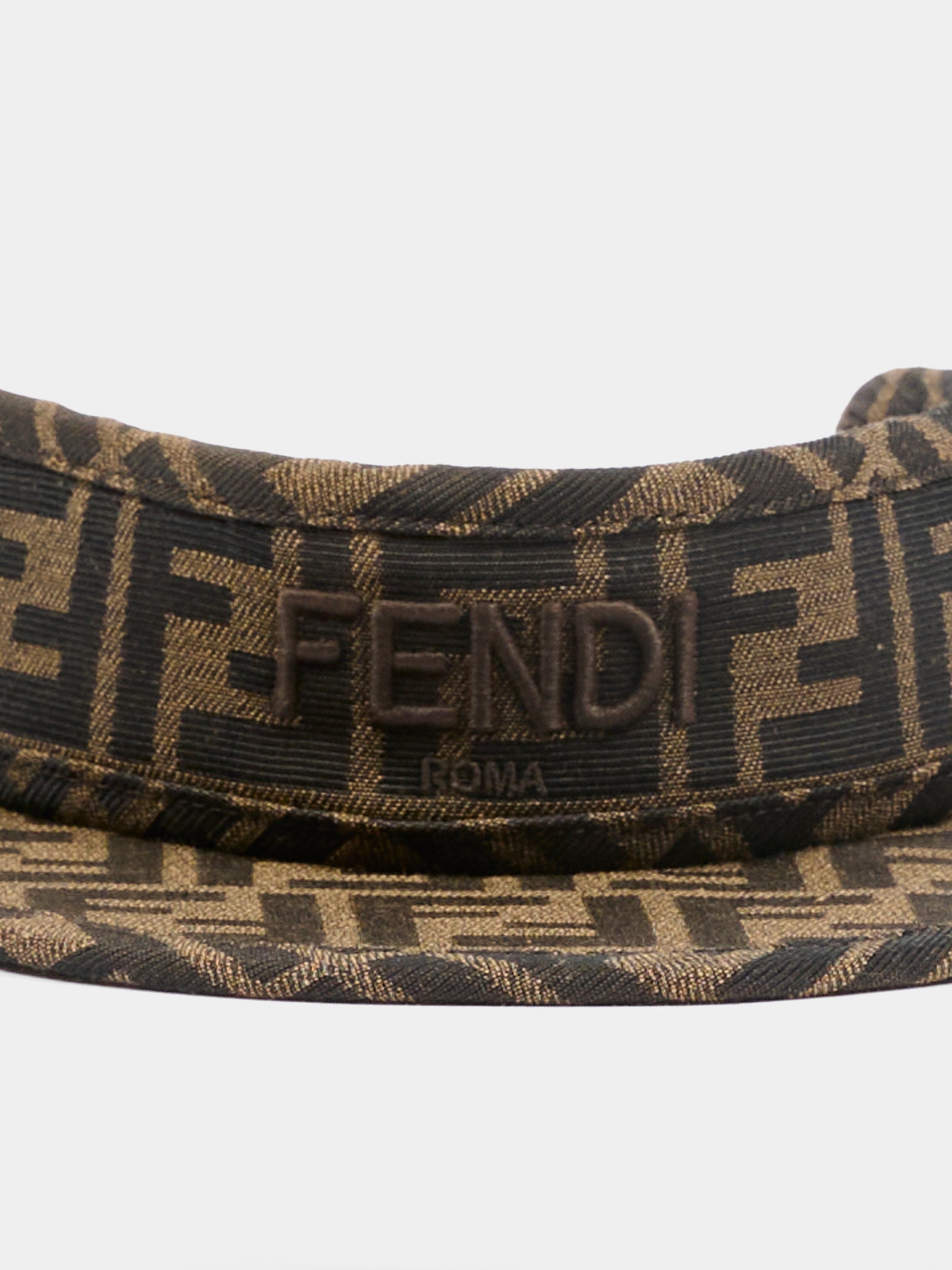Cappello marrone per bambini con FF,Fendi Kids,JUP083 AWF5 F0VAT