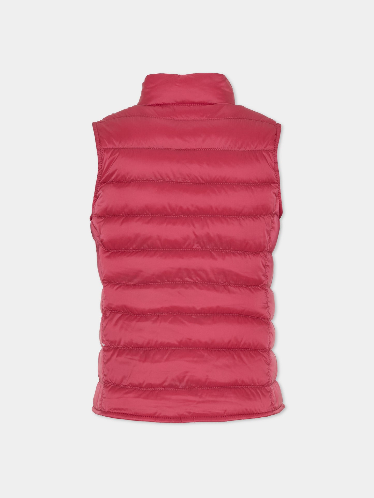 Gilet Liane bordeaux per bambina con logo,Moncler Kids,L1954 1A00033 597YF 566