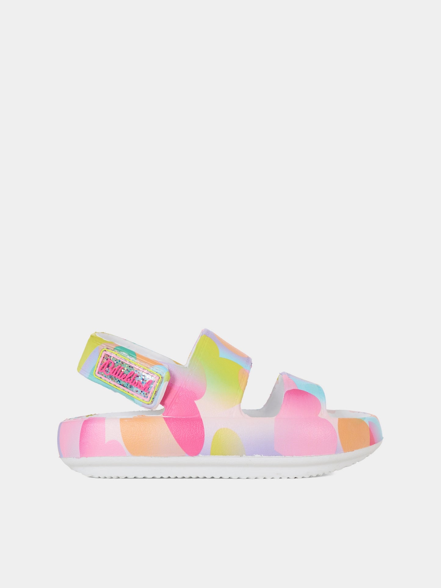 Sandali multicolor per bambina con cuori,Billieblush,U20692 47A